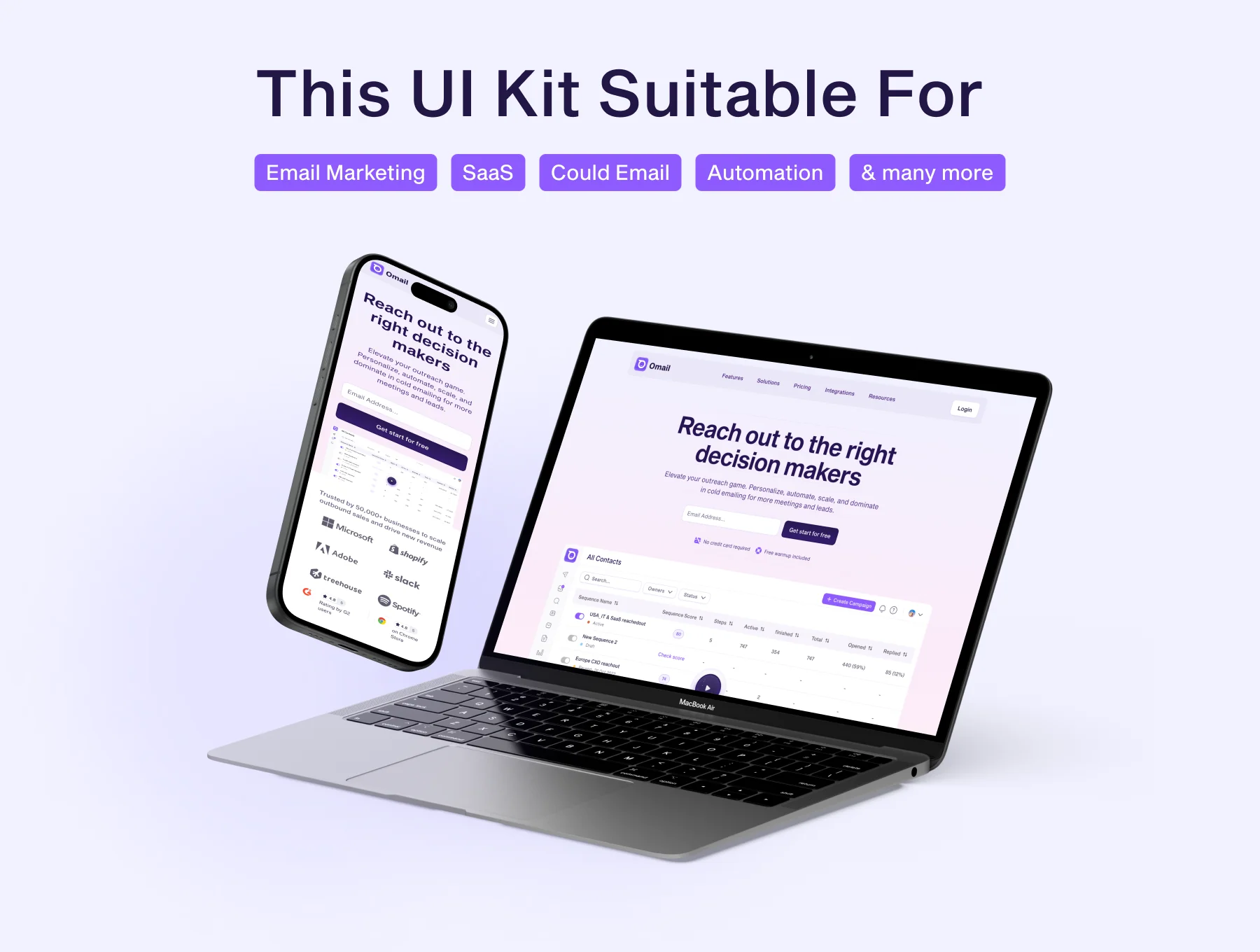 Omail - Email Marketing Website Template 6