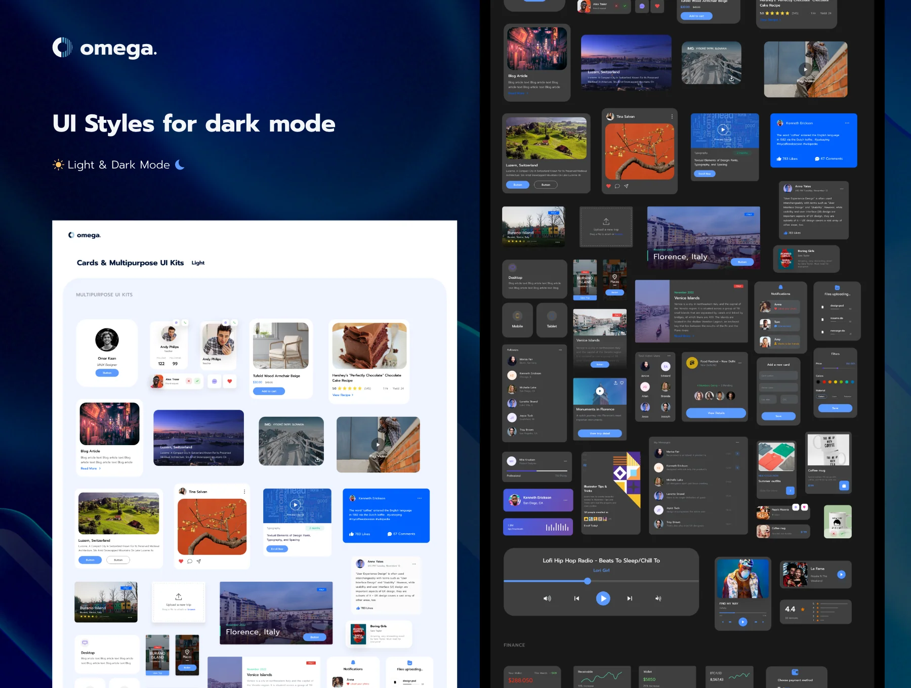 Omega Design System (Multipurpose UI Kits) 2