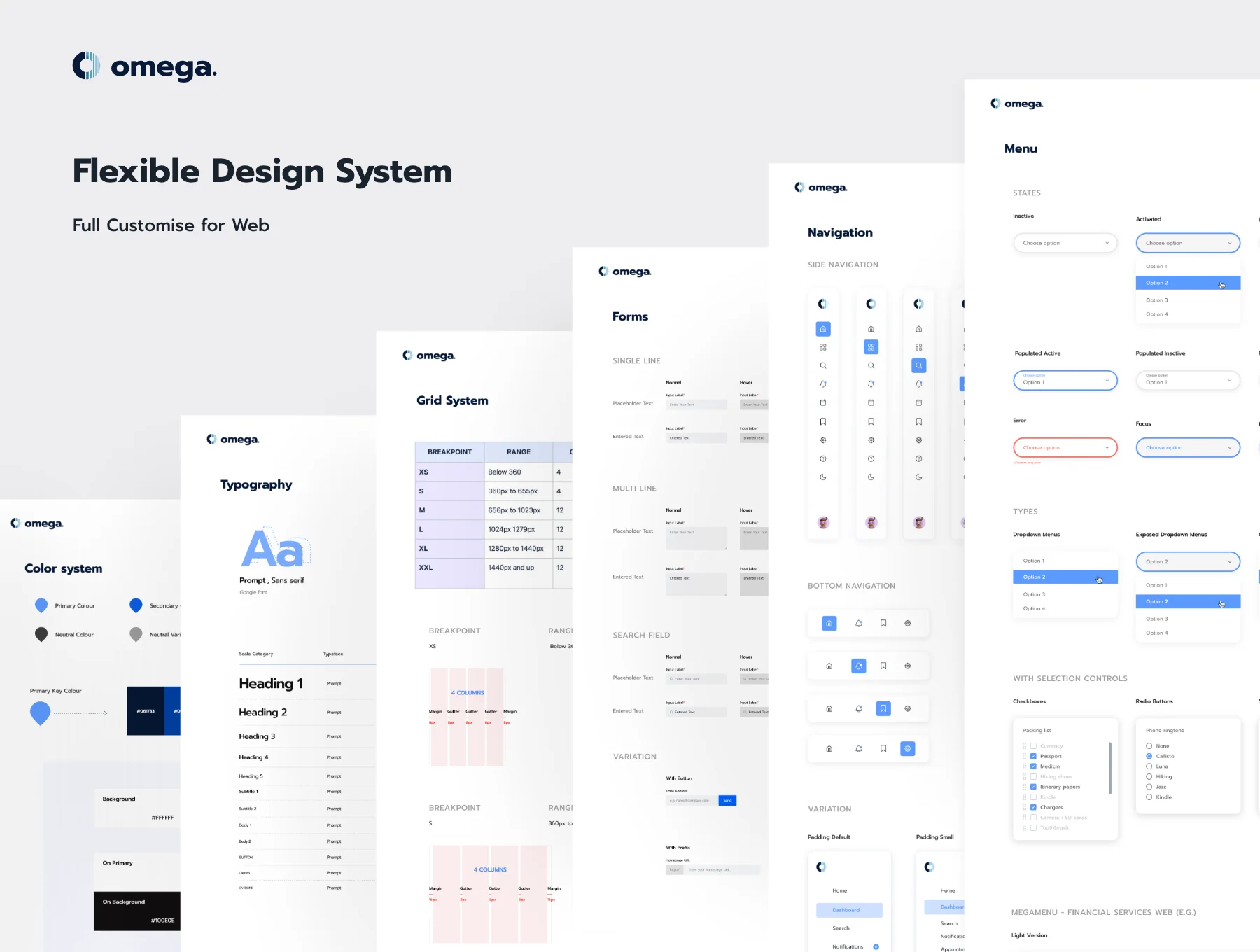 Omega Design System (Multipurpose UI Kits) 3