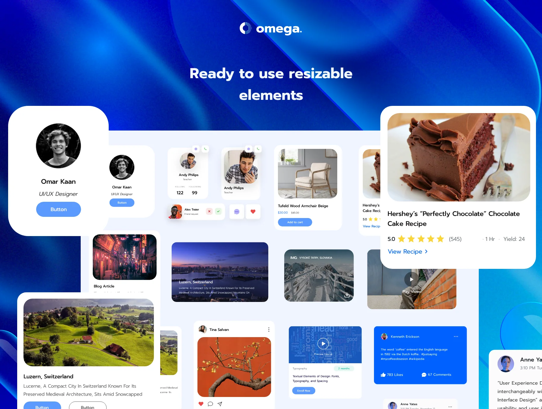 Omega Design System (Multipurpose UI Kits) 4