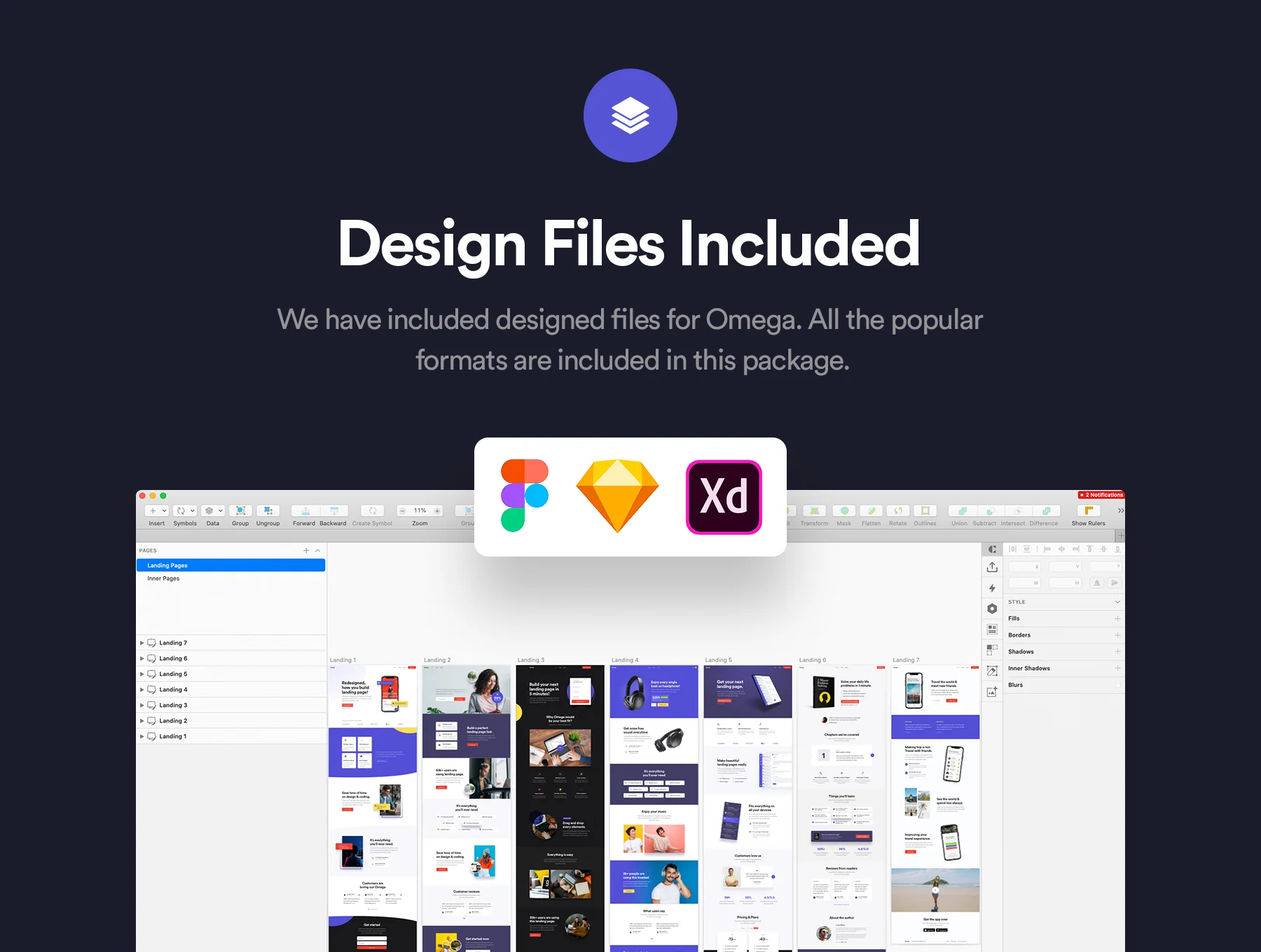 Omega - Bootstrap Landing Templates 5