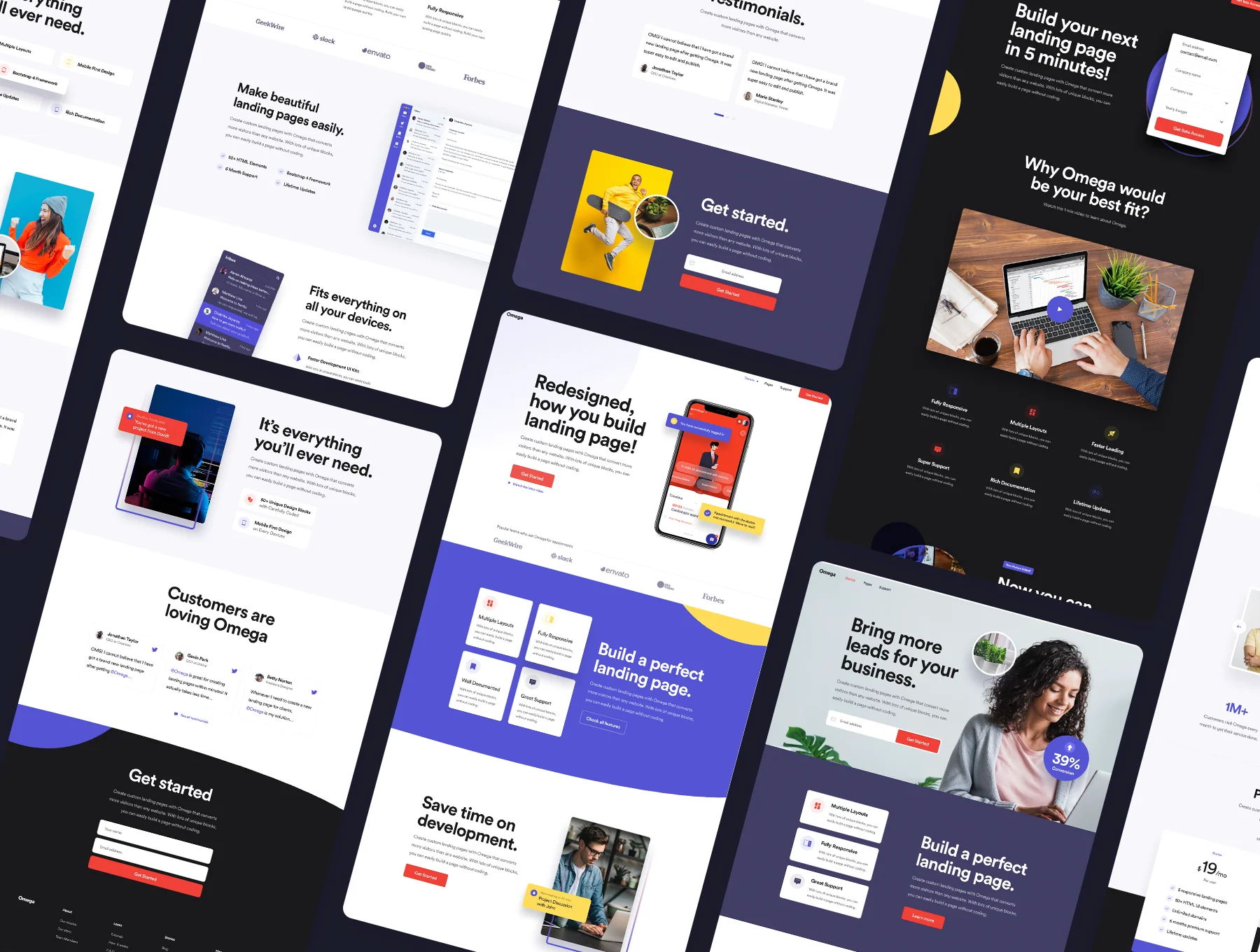 Omega - Bootstrap Landing Templates 6
