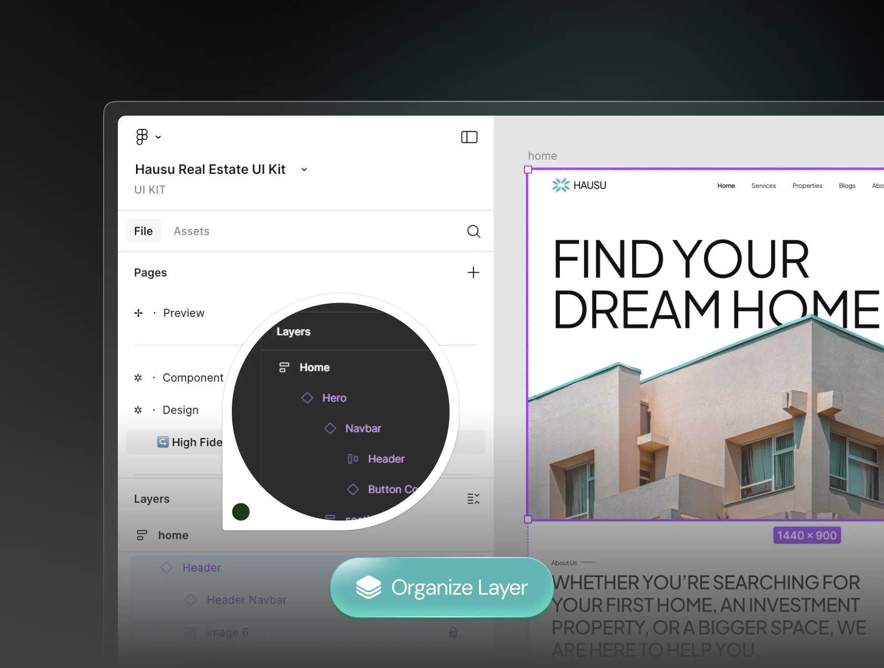 Hausu – Real Estate Landing Page UI Kit 5
