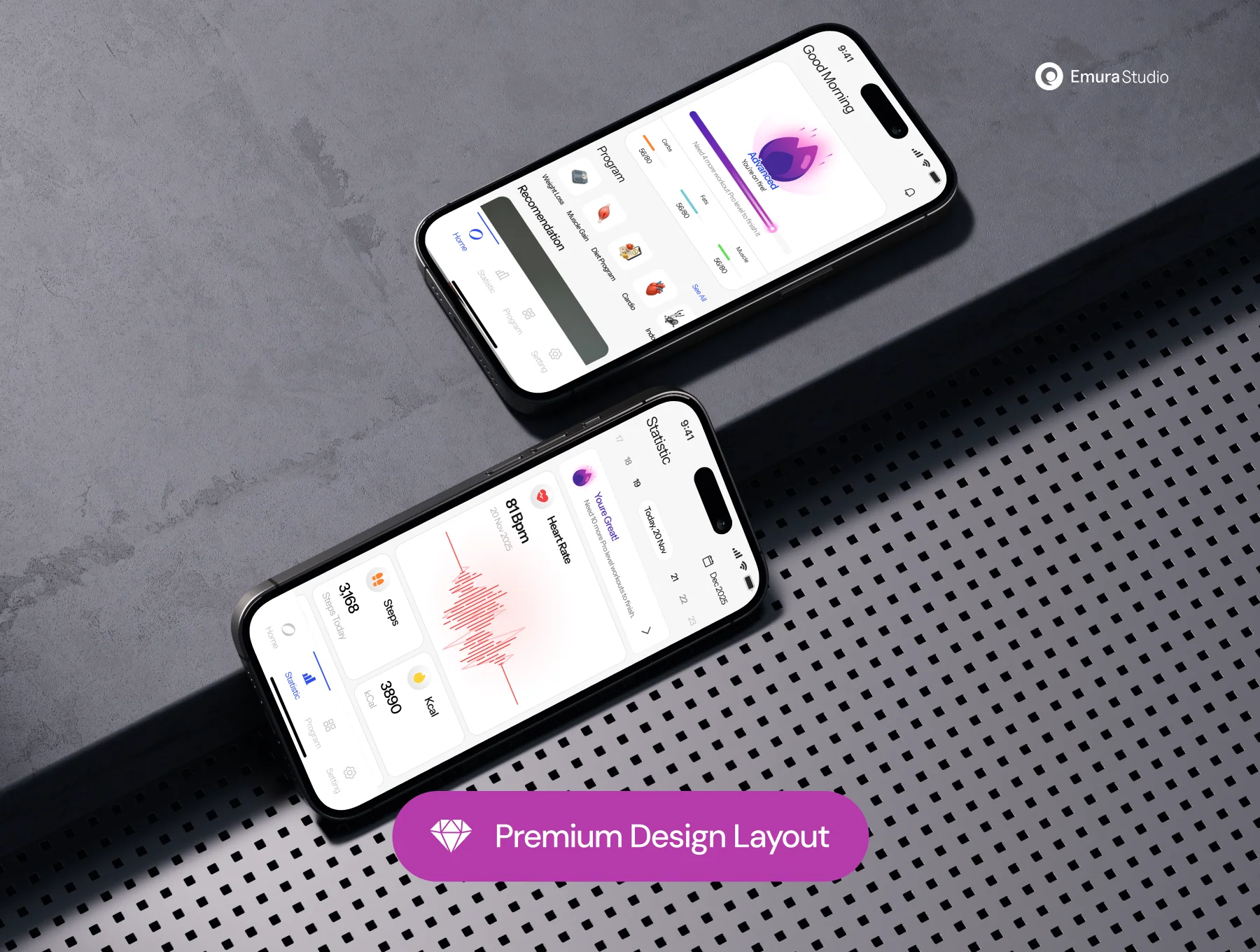Omni Healthy Lifestyle Mobile App UI Kit 6