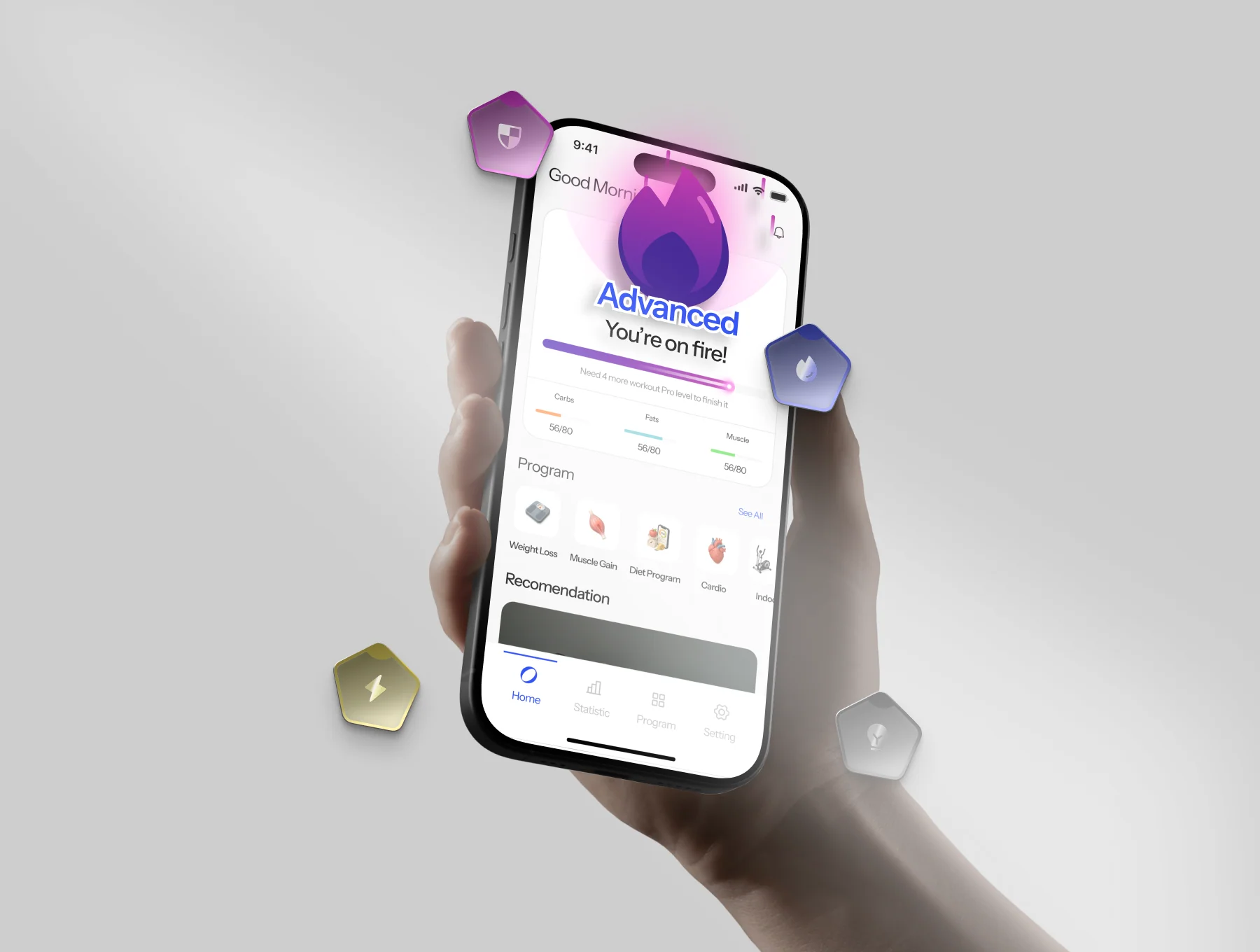 Omni Healthy Lifestyle Mobile App UI Kit 7