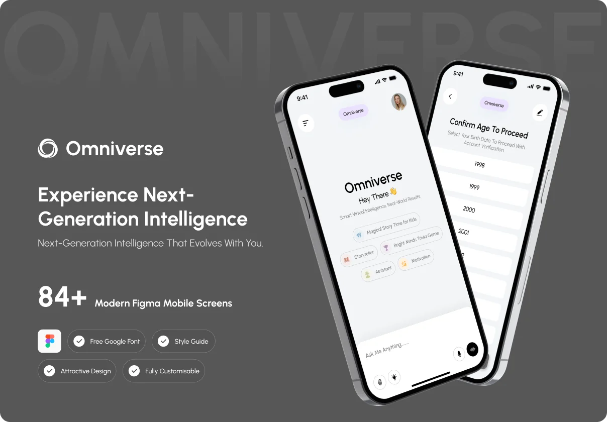 Omniverse | Next-Generation AI Assistant & Chatbot UI Kit