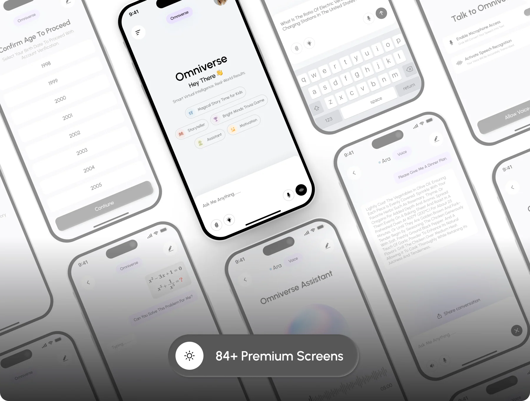 Omniverse | Next-Generation AI Assistant & Chatbot UI Kit 3