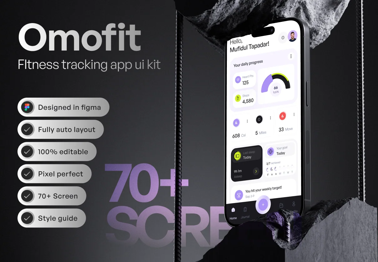 Omofit- Fitness tracking app