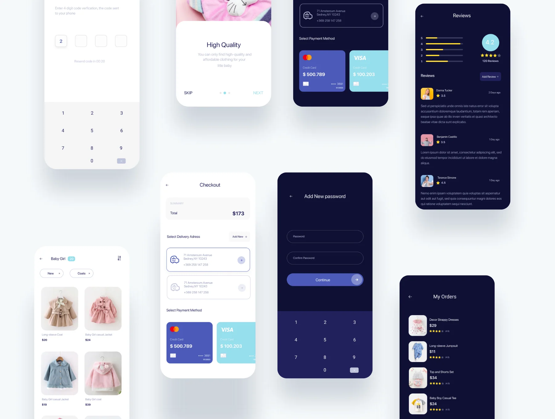 Omumu's E-Commerce App UI Kit 4