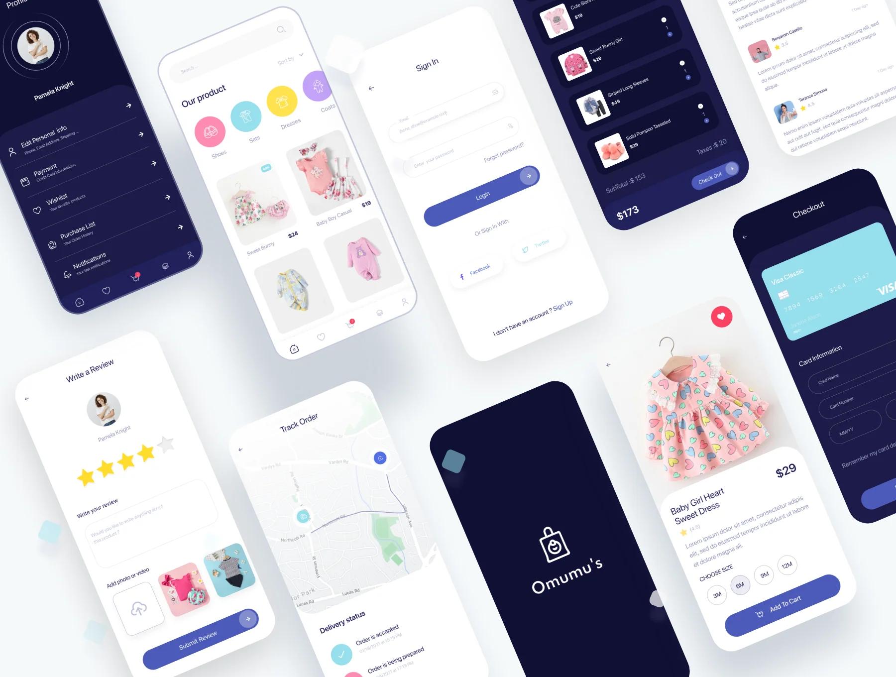 Omumu's E-Commerce App UI Kit 5