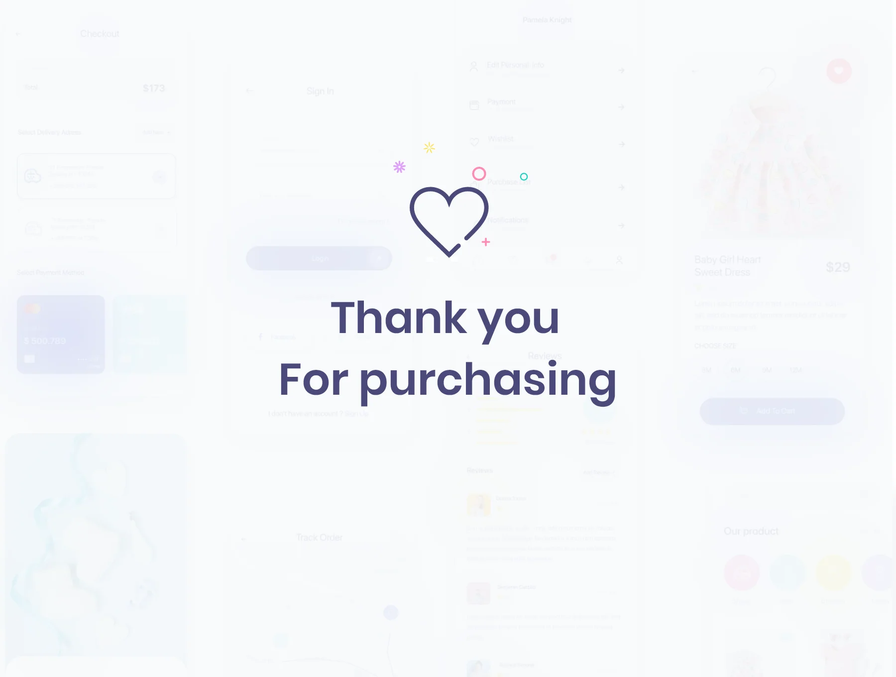 Omumu's E-Commerce App UI Kit 6
