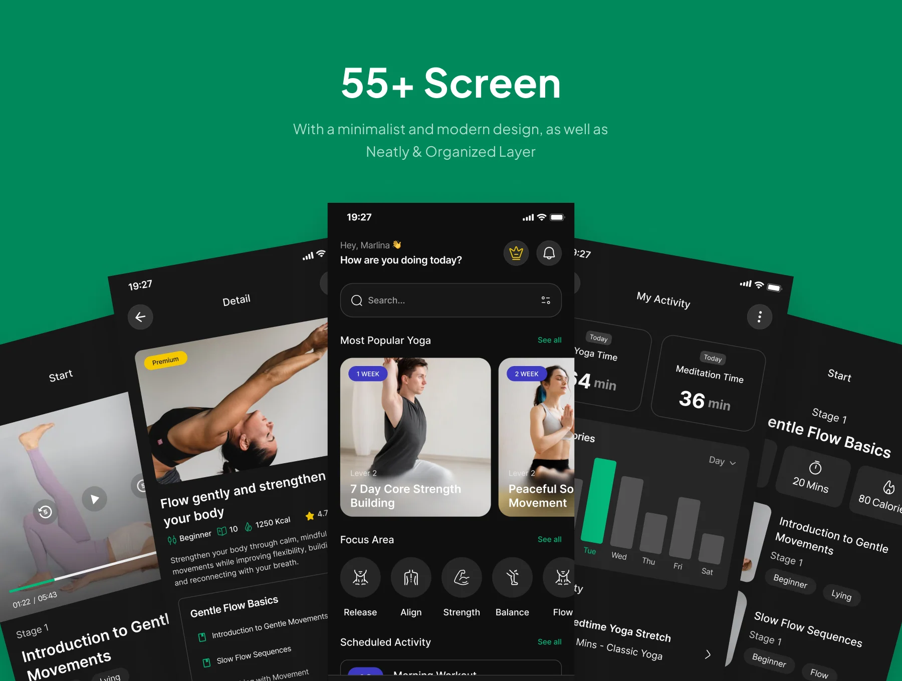 Omvana - Yoga Mobile App UI Kits 4