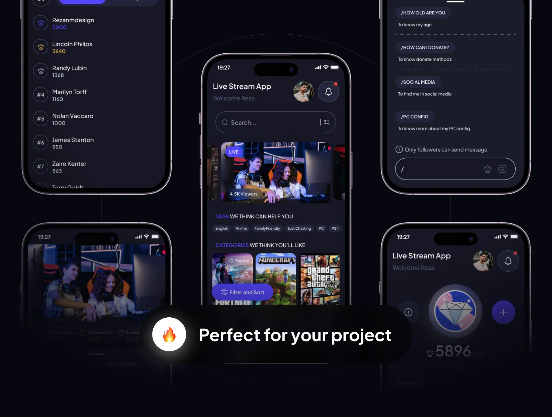 ONAIR - Live Stream App UI Kit 6