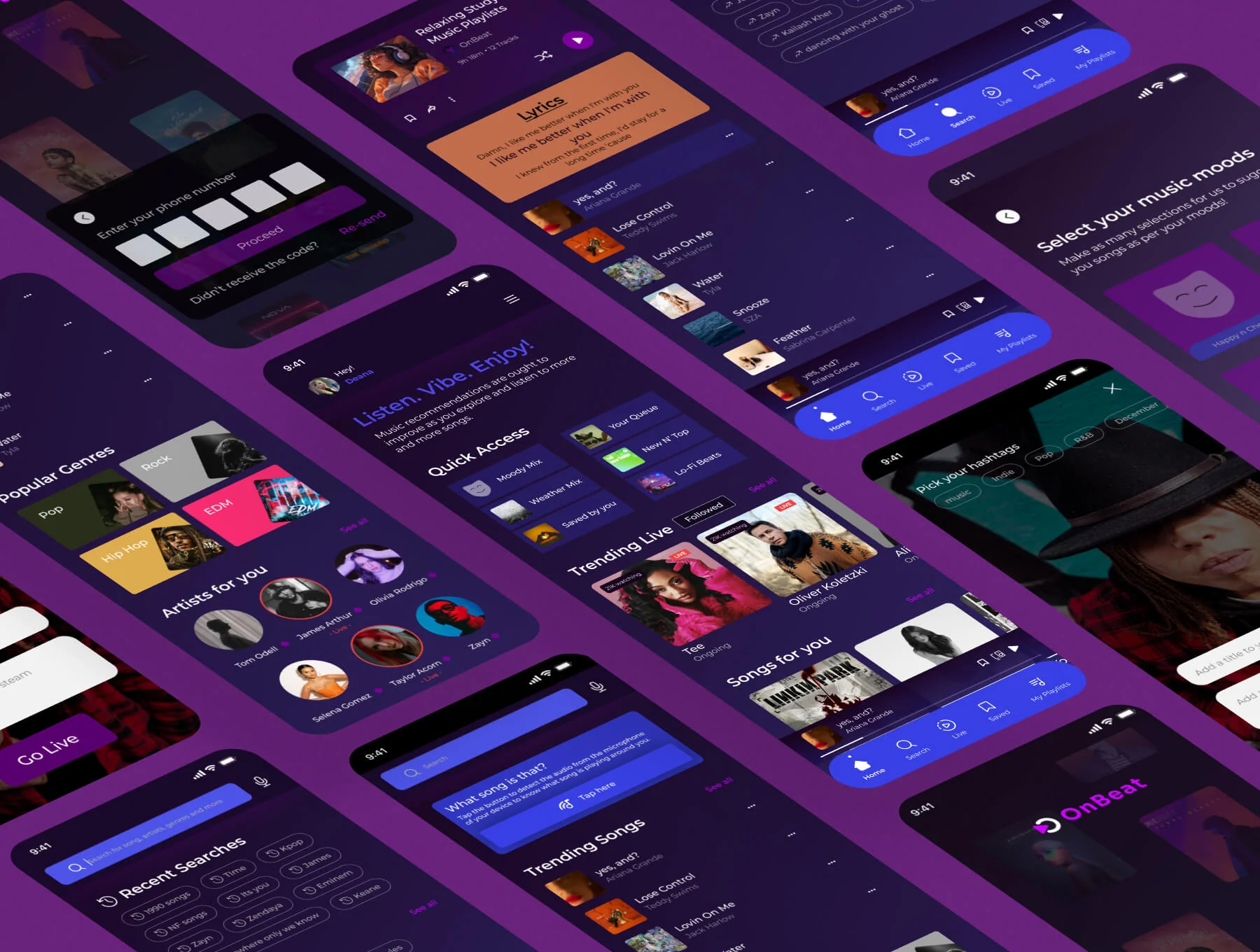 OnBeat - Music Listening & Streaming App 5