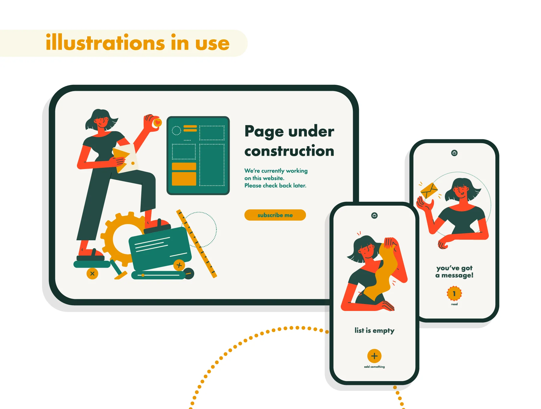 Onboarding Flat Illustration Pack 5