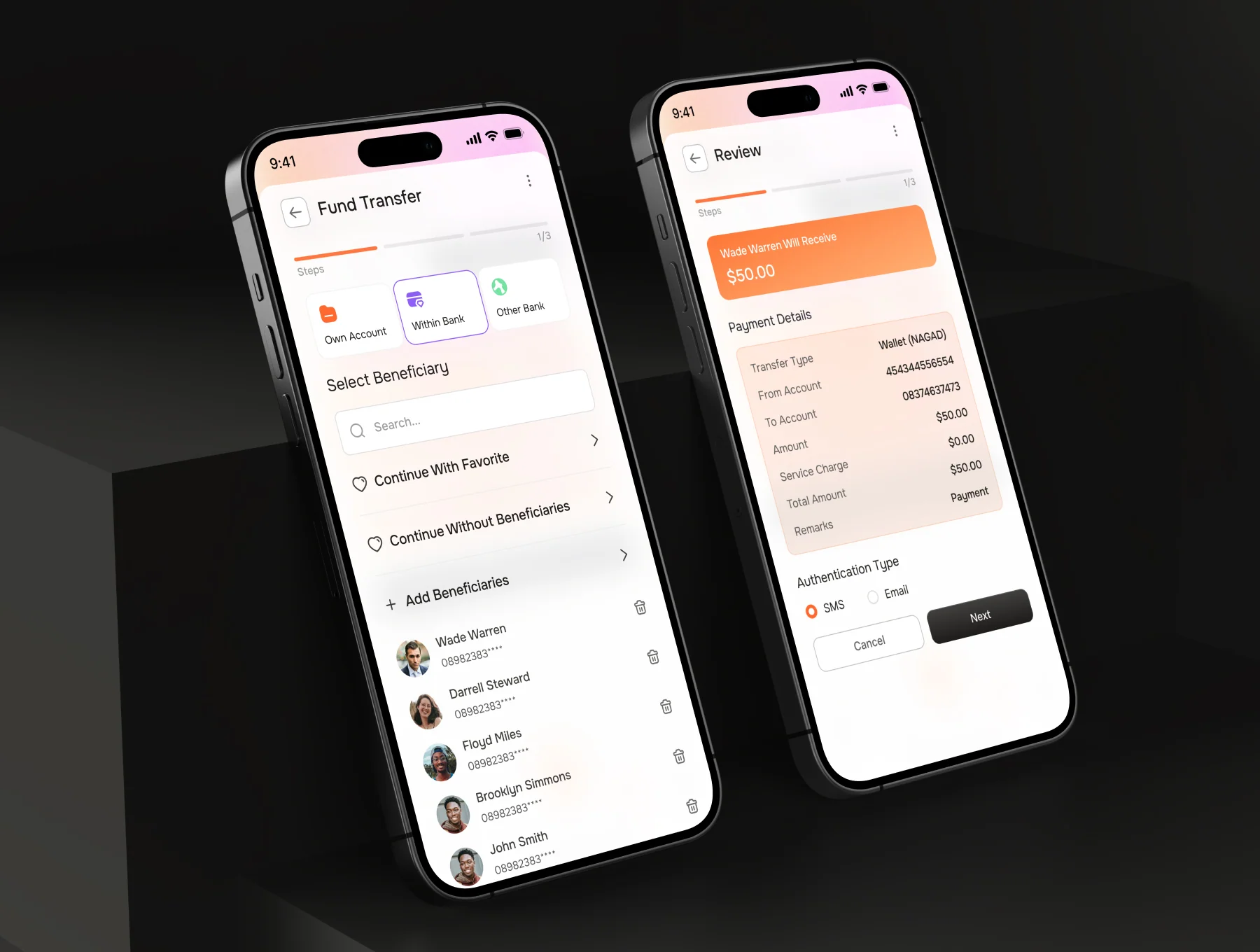 Oncya – Mobile Banking App UI Design Kit 5