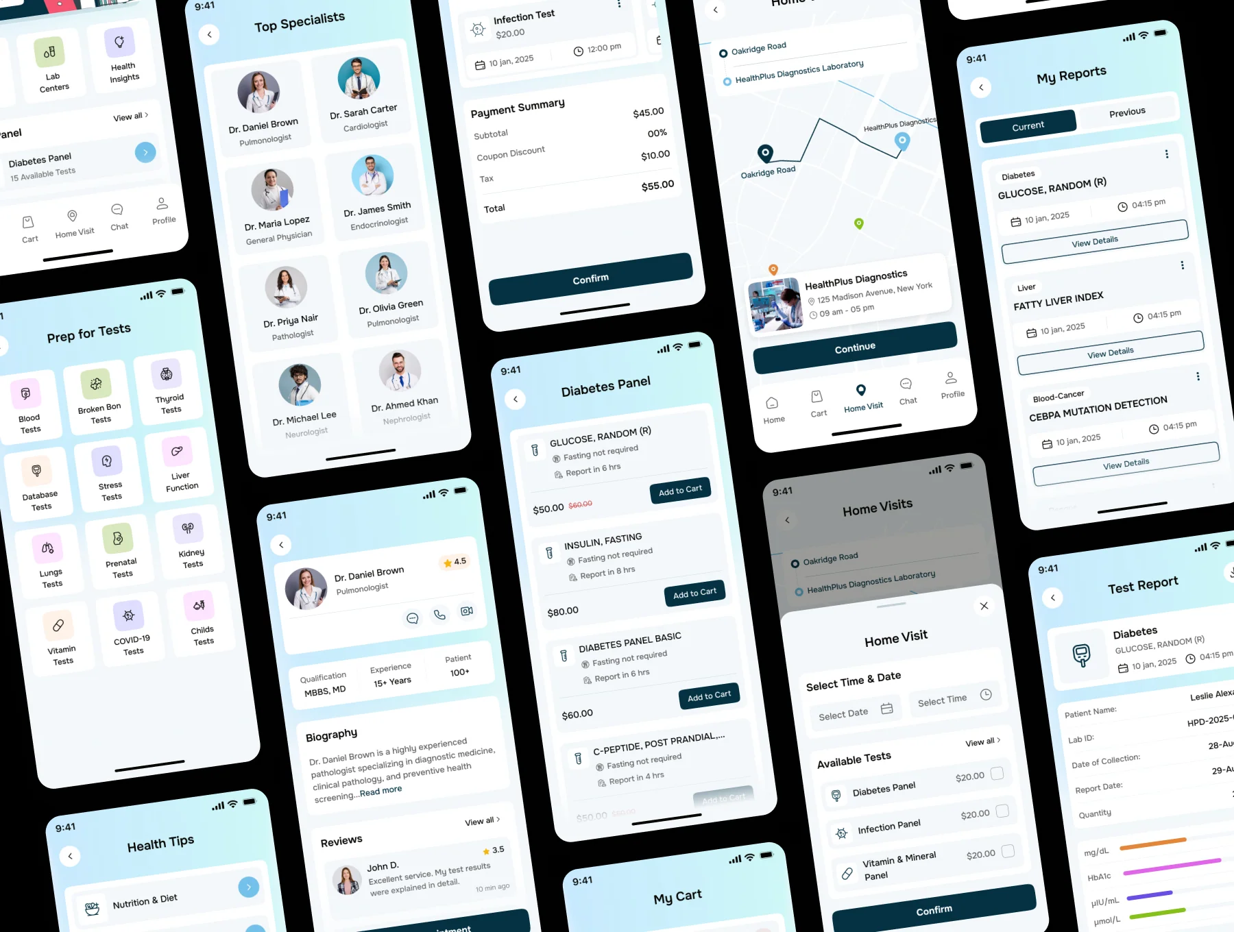 One Lab Test Mobile App UI Kit 4