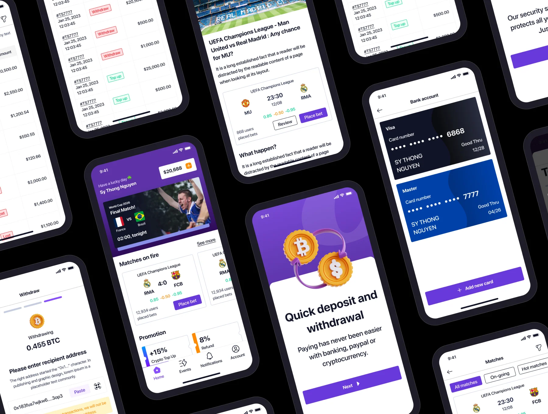 OneBet - Sports Bets UI Kit App 4