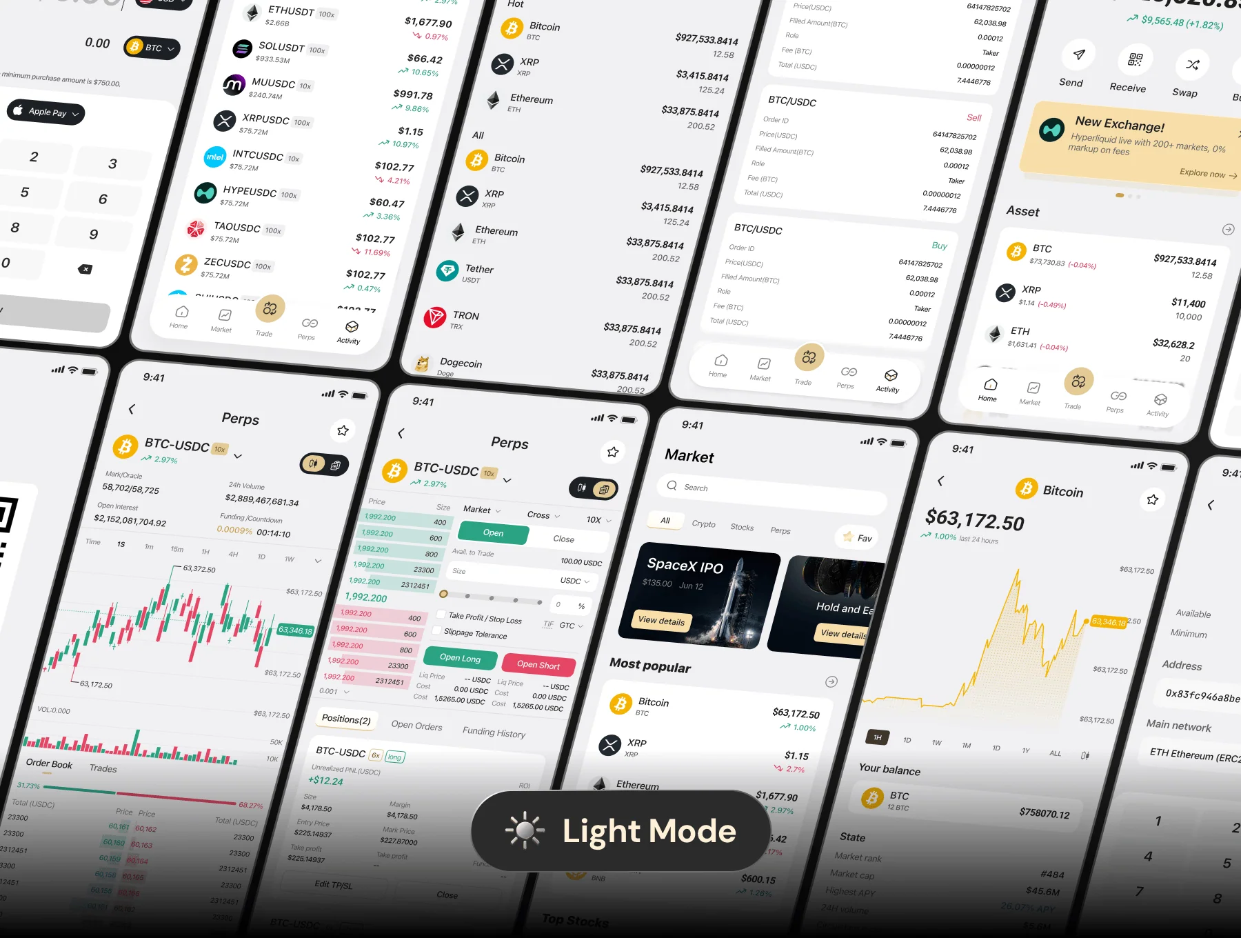 Onebitx — Web3 Wallet & Perpetual Trading Mobile UI Kit 3