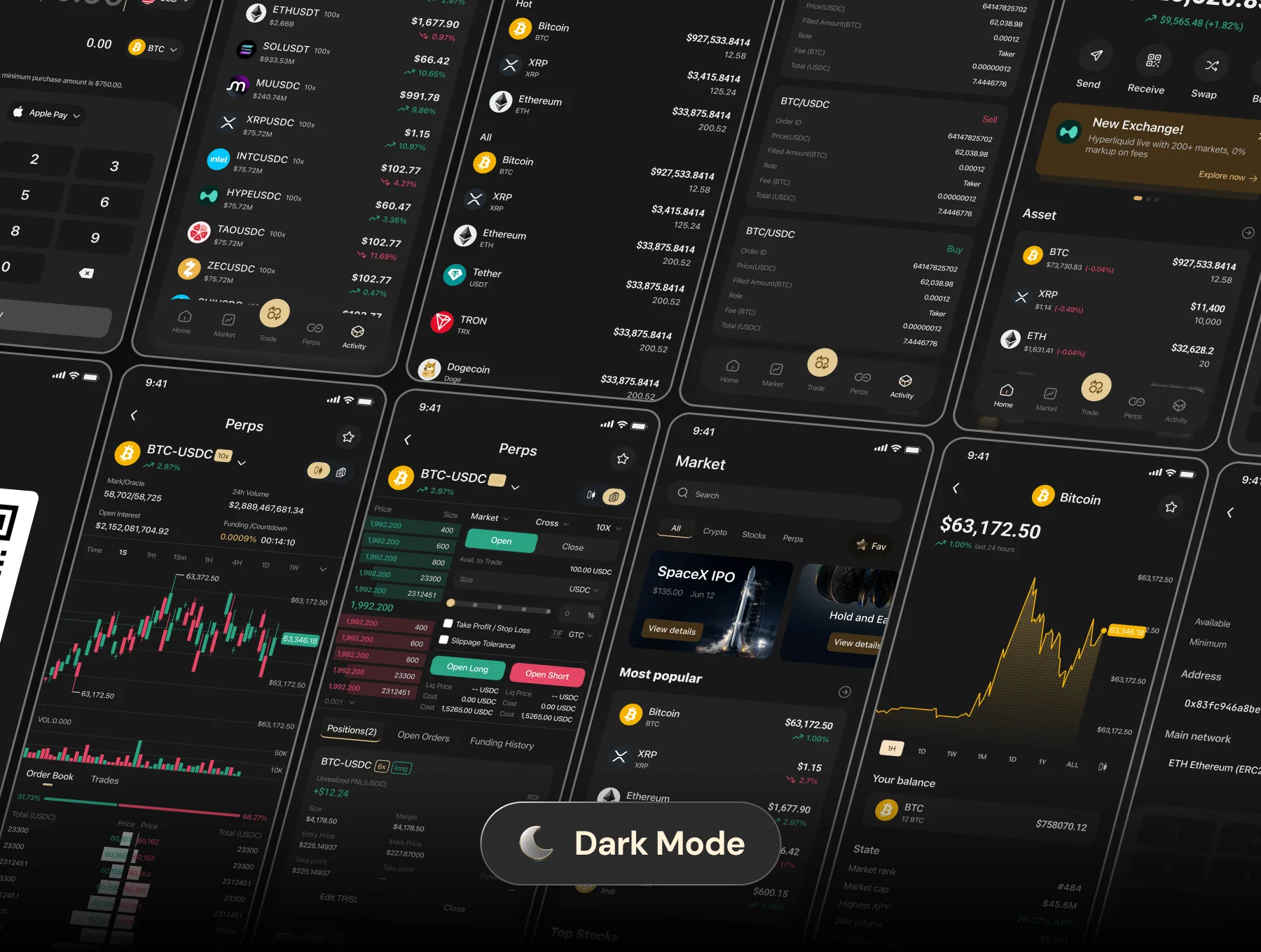 Onebitx — Web3 Wallet & Perpetual Trading Mobile UI Kit 4