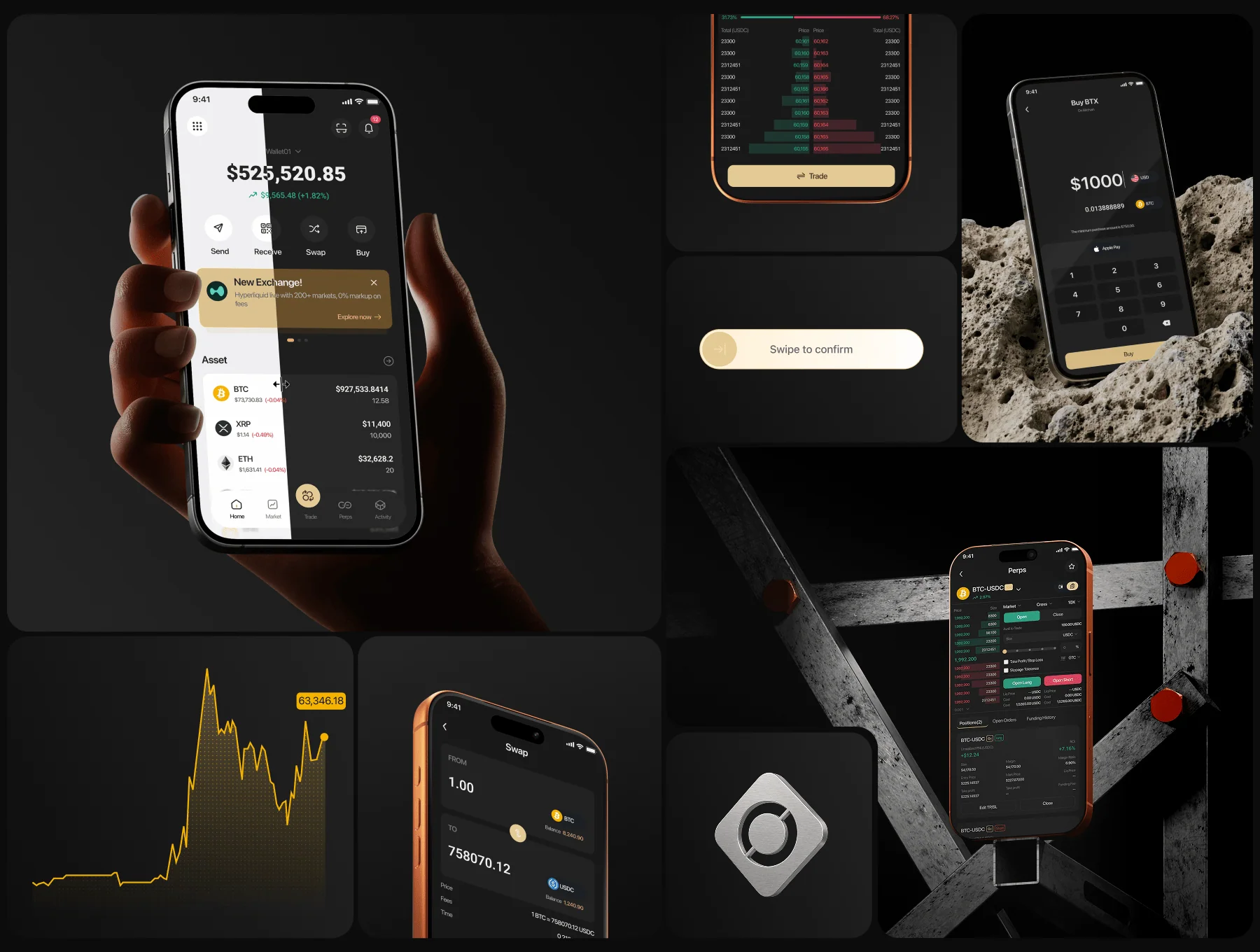 Onebitx — Web3 Wallet & Perpetual Trading Mobile UI Kit 5