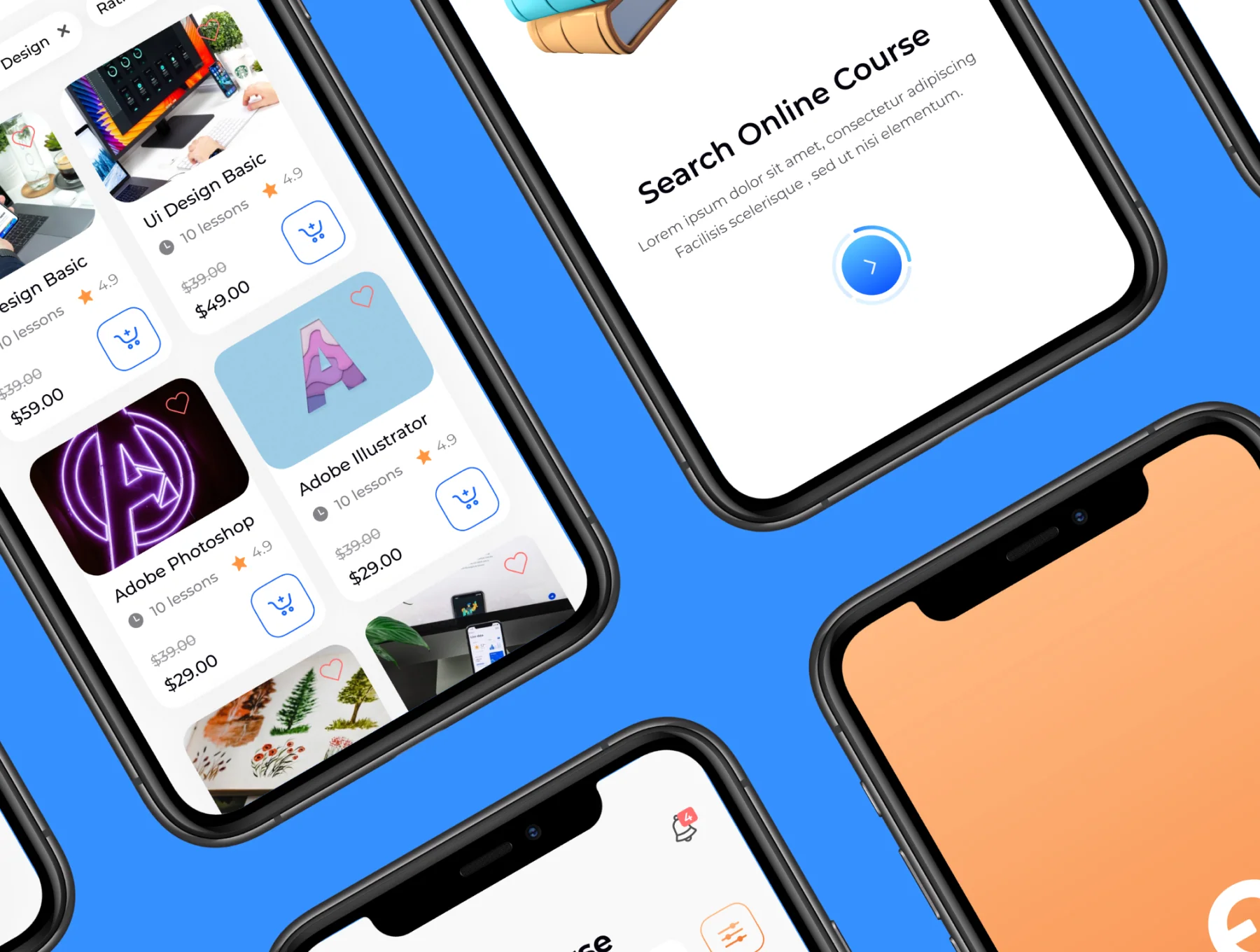 ONEDU - Online Education App UI Kit 3