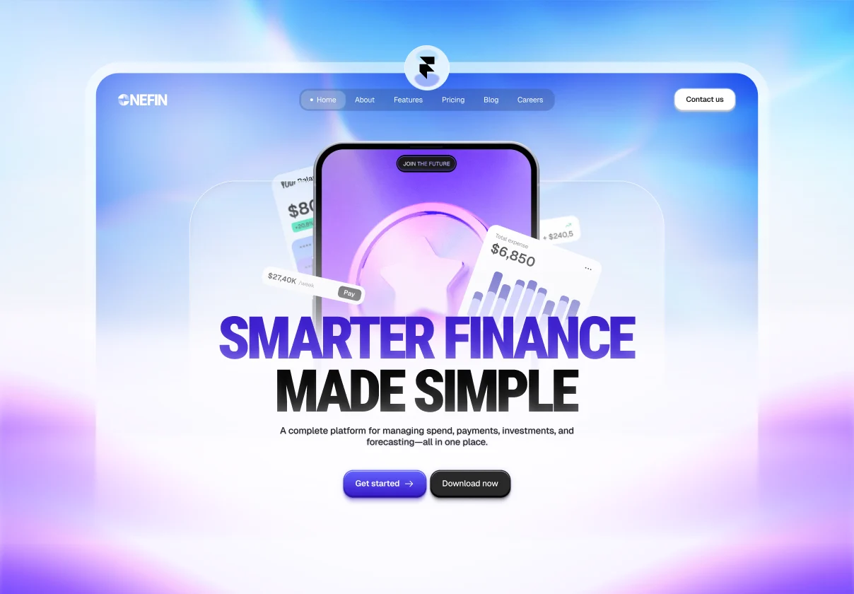 OneFin | Bold Finance SaaS Framer Template