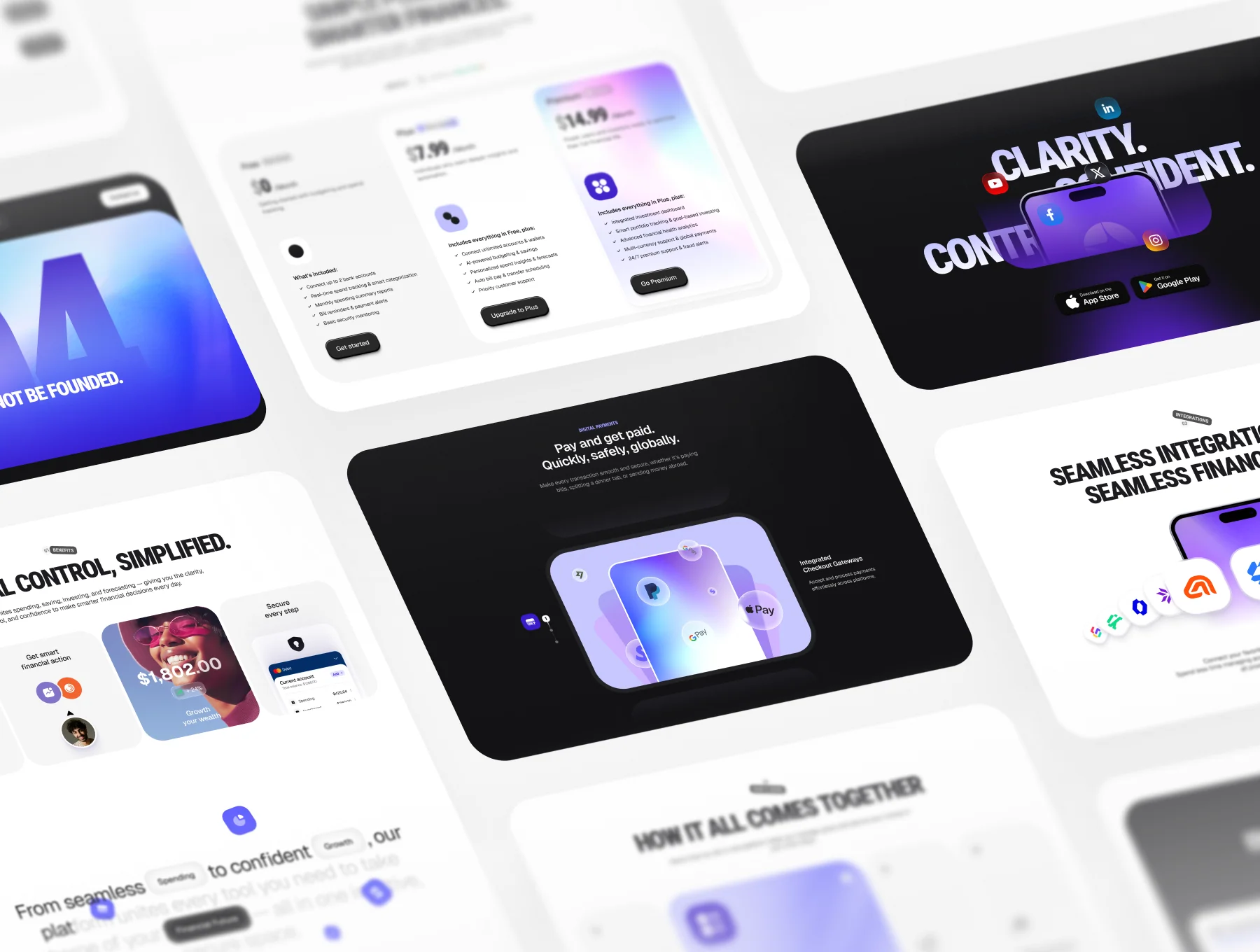OneFin | Bold Finance SaaS Framer Template 2