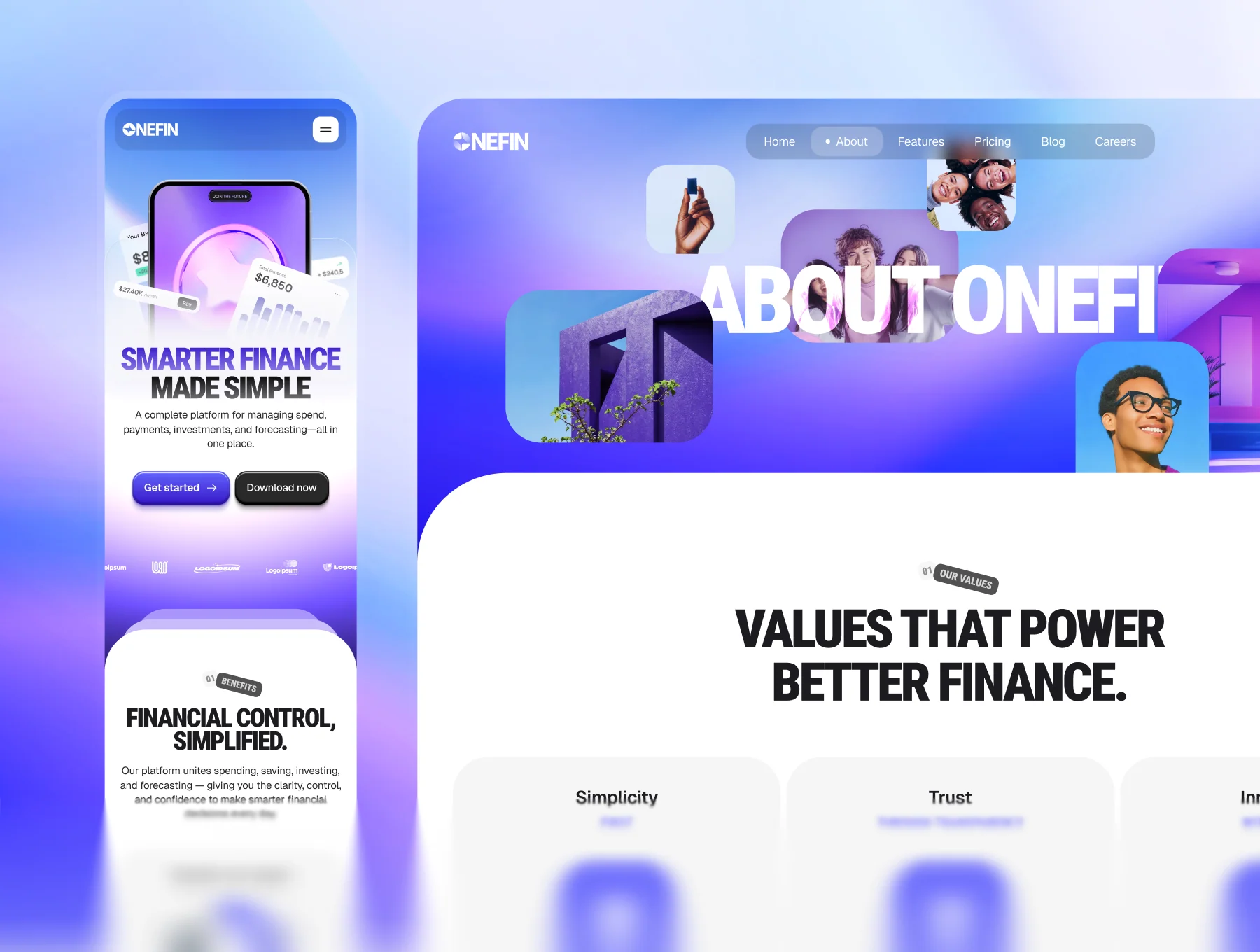 OneFin | Bold Finance SaaS Framer Template 3