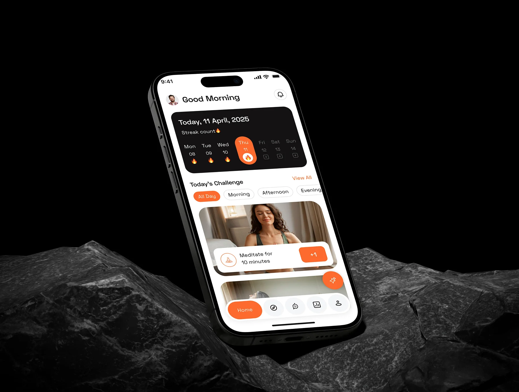 OneHabit Tracker App UI Kit 7