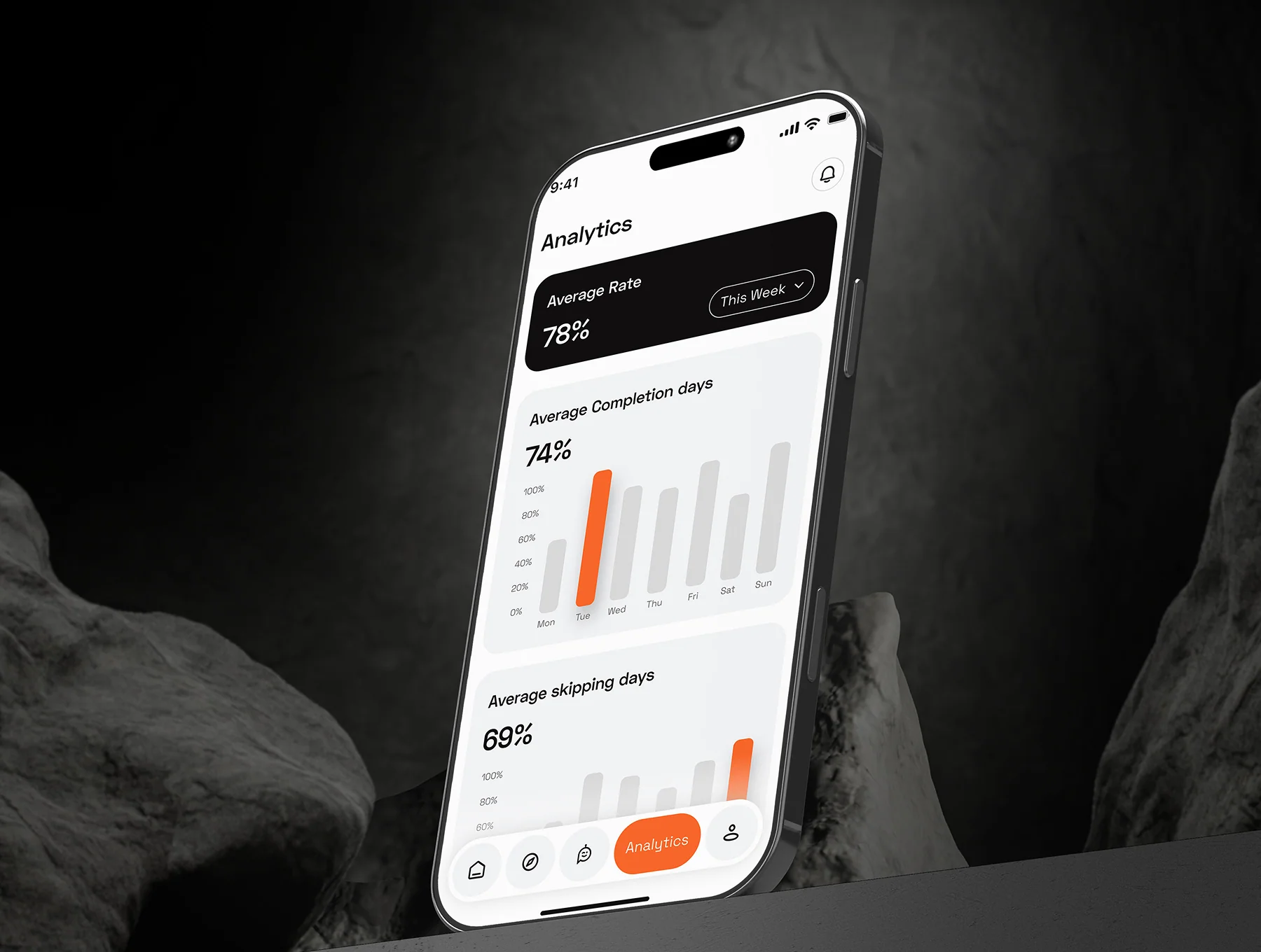 OneHabit Tracker App UI Kit 8