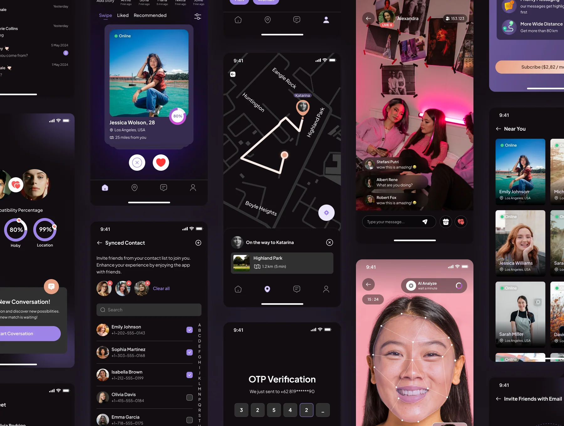 Oneme - Dating App UI Kit 5