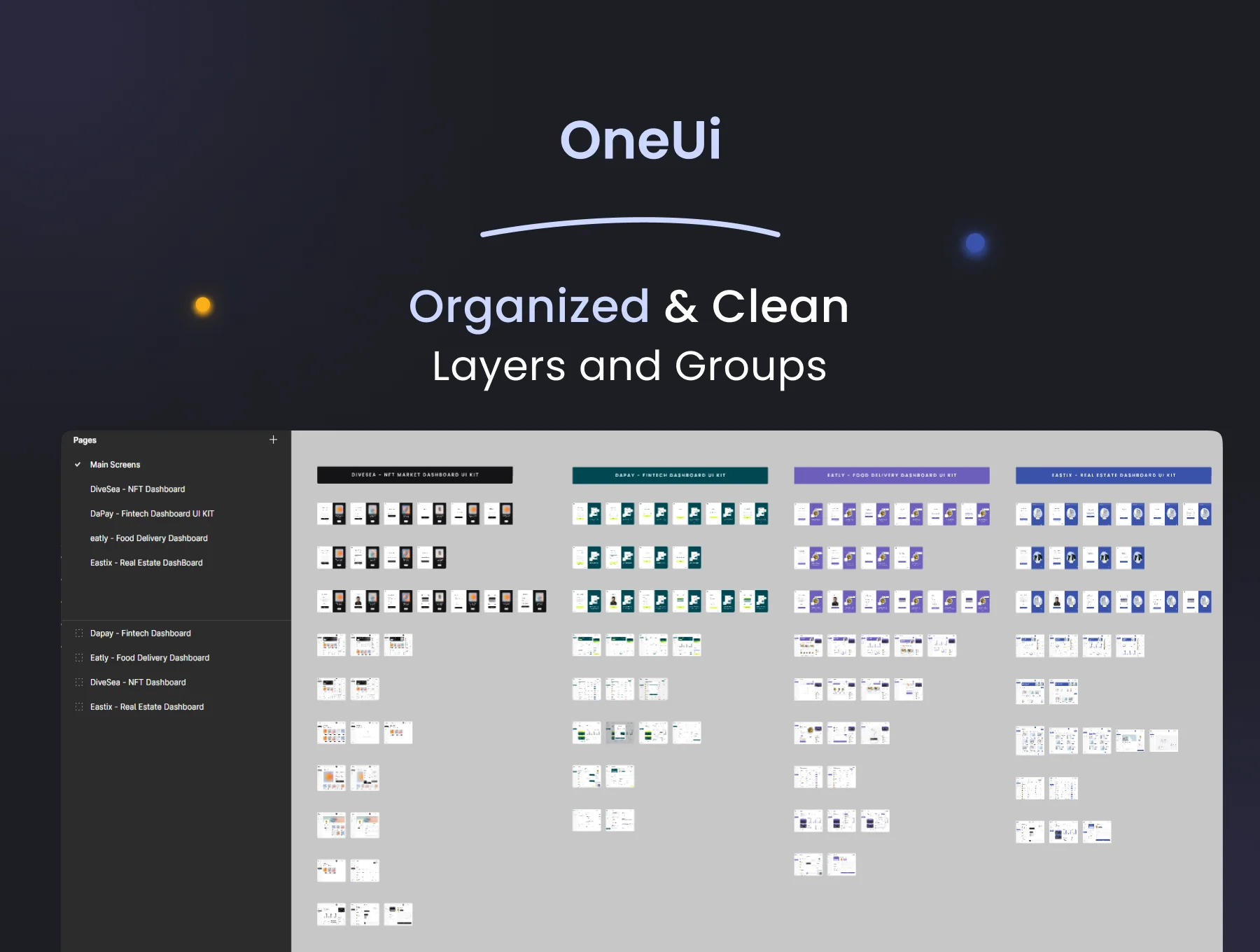 OneUI Version 2.0 - Multipurpose DashBoard UI Kit 4