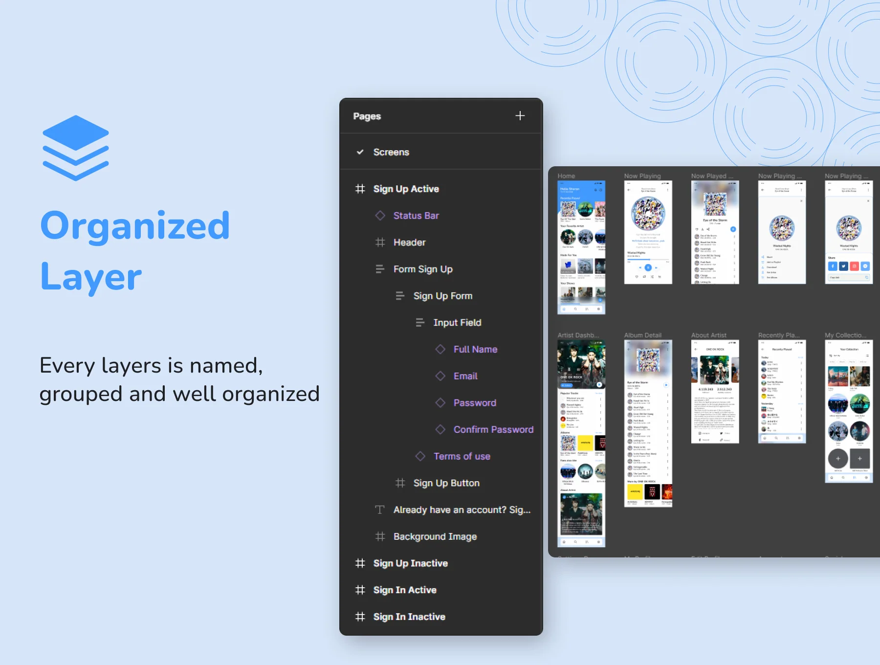 Ongaku - Music & Podcast App UI Kit 4