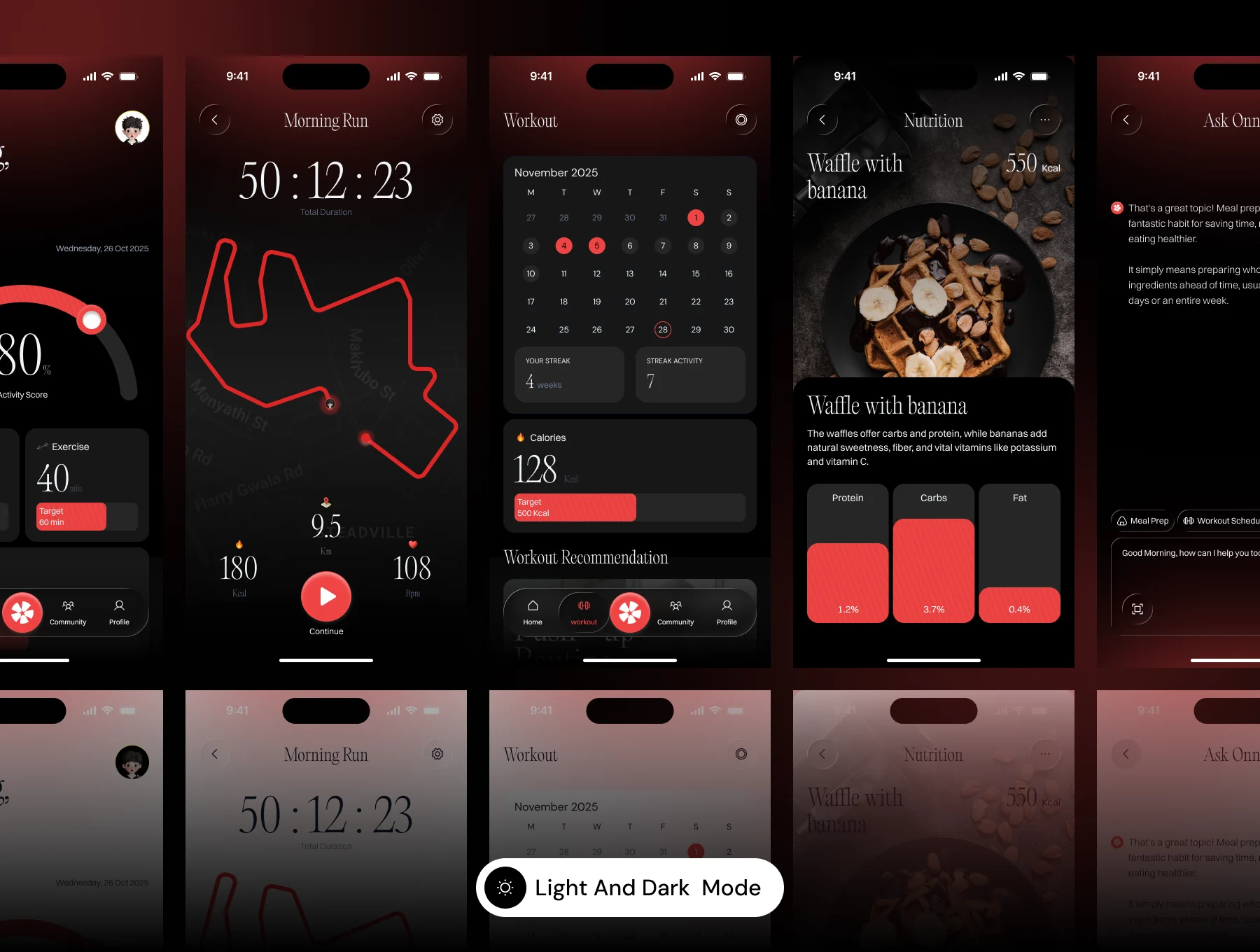 Onix – AI Fitness Assistant UI Kit 2