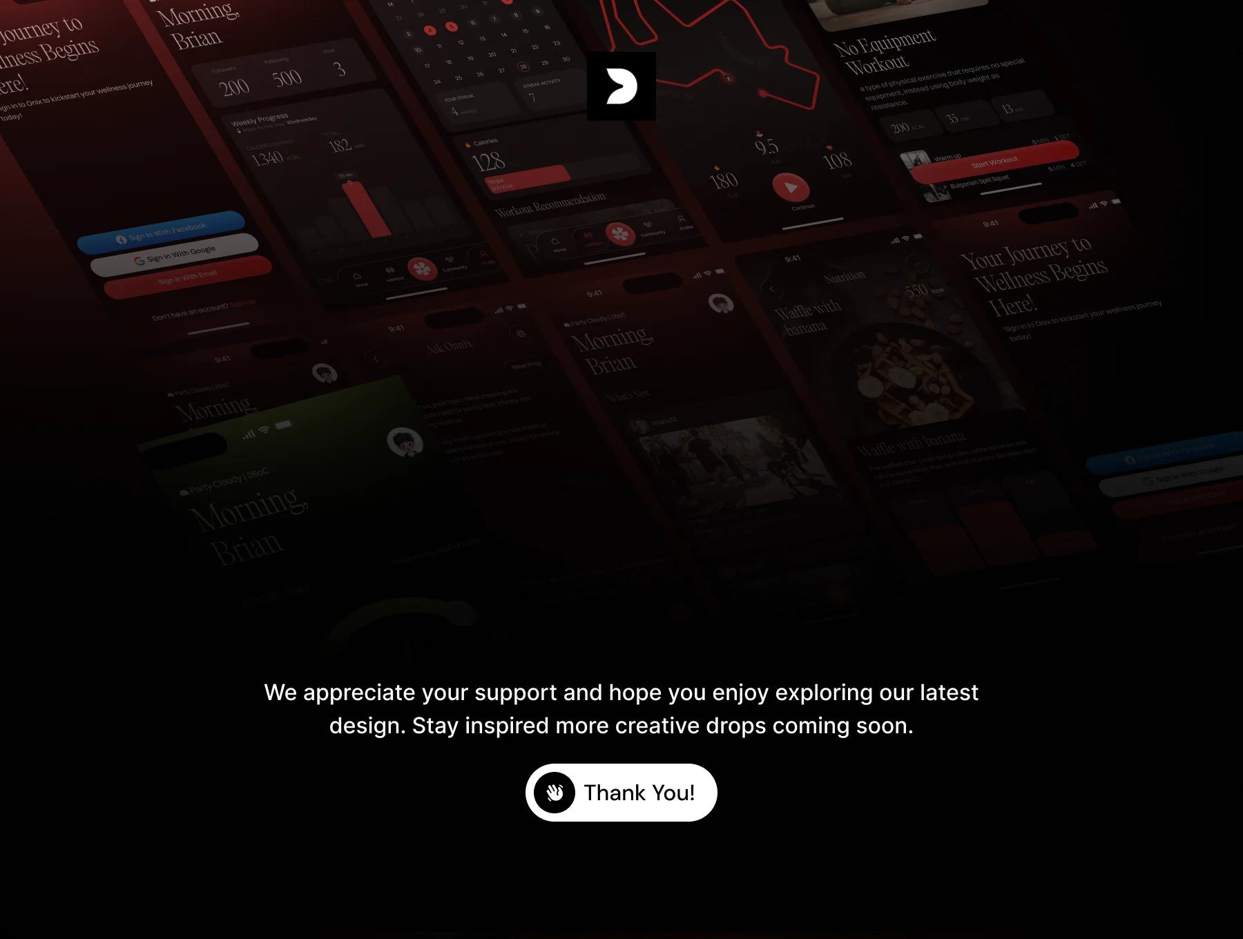 Onix – AI Fitness Assistant UI Kit 6