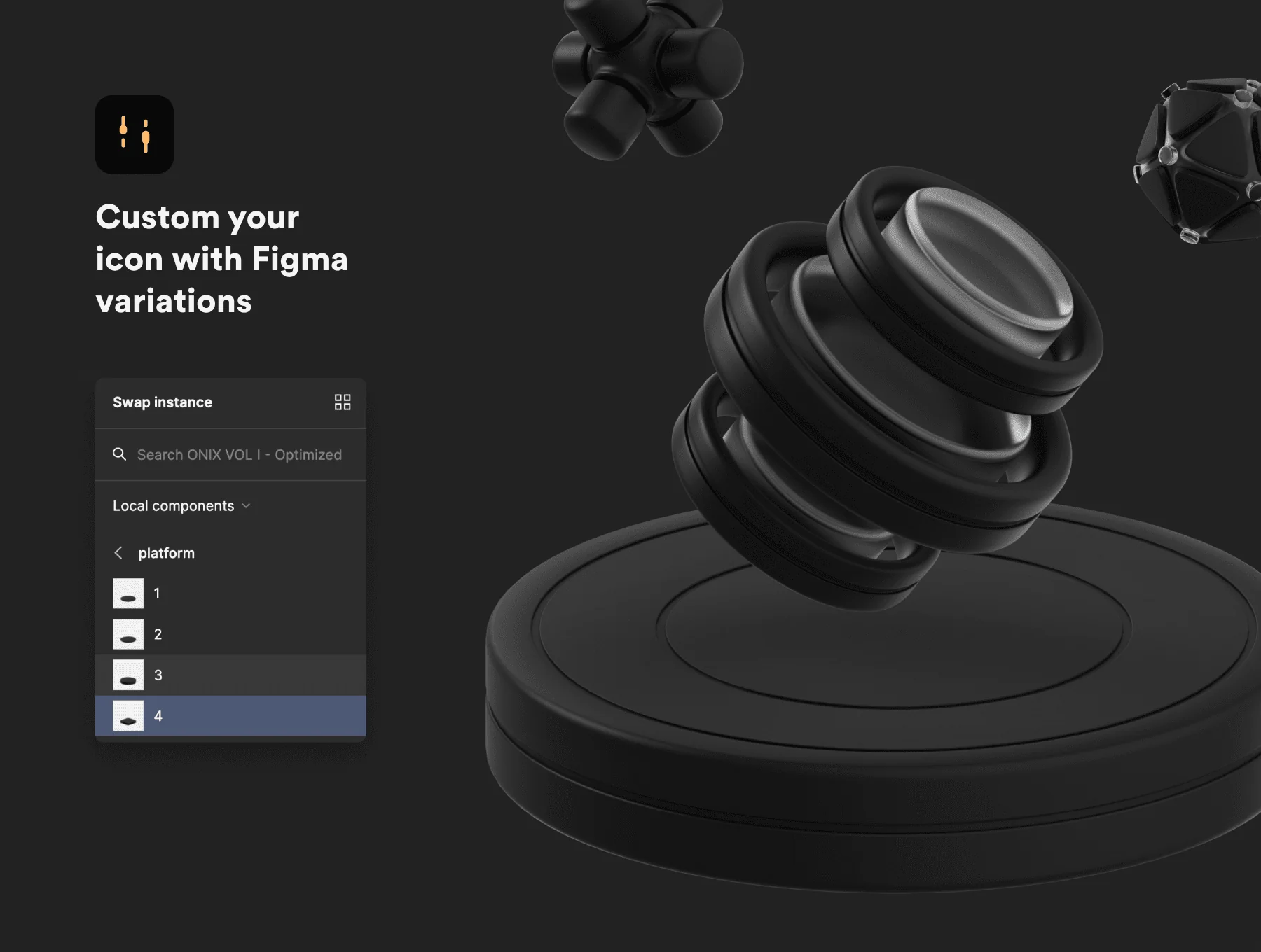 Onix vol. 1 – 3D Icon Pack 3