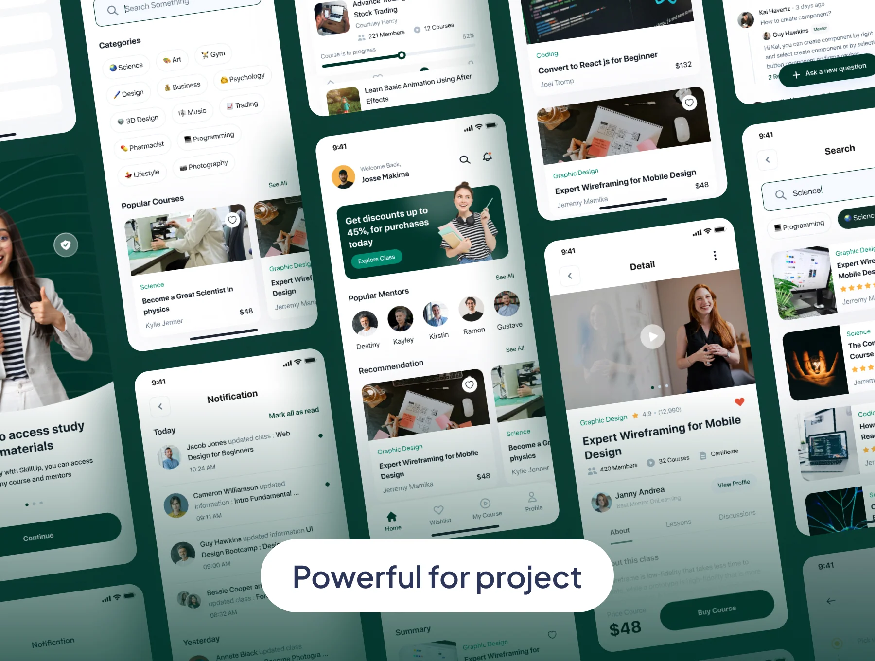 OnLearning - Online Course Apps IOS UI Kit 5