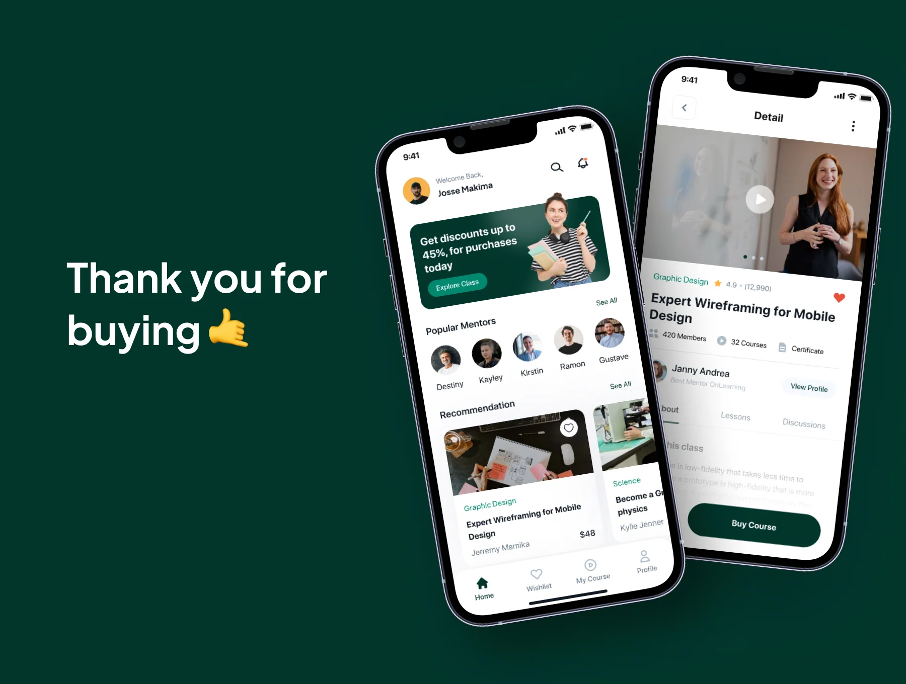 OnLearning - Online Course Apps IOS UI Kit 6