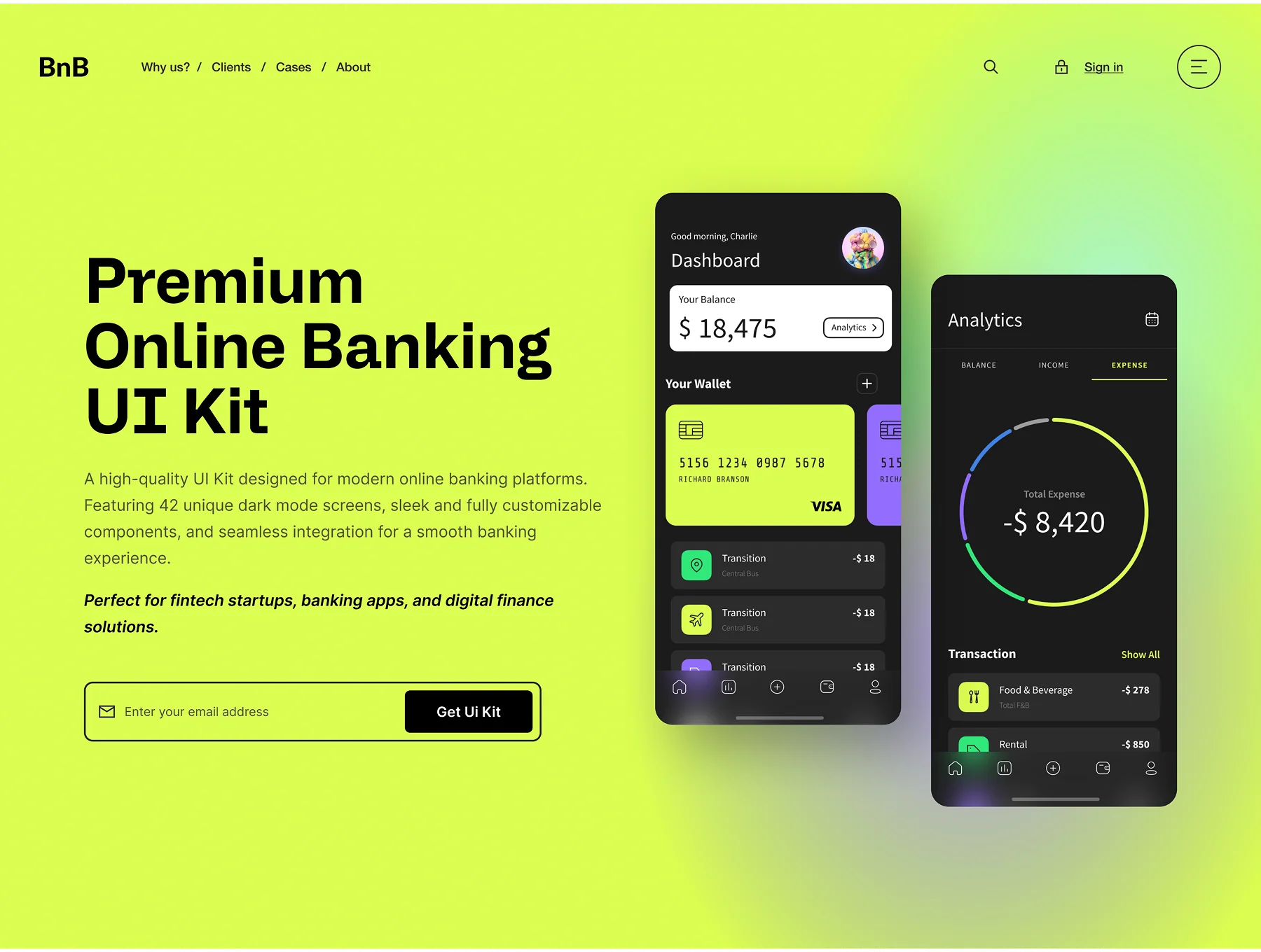Online Banking Ui kit 2