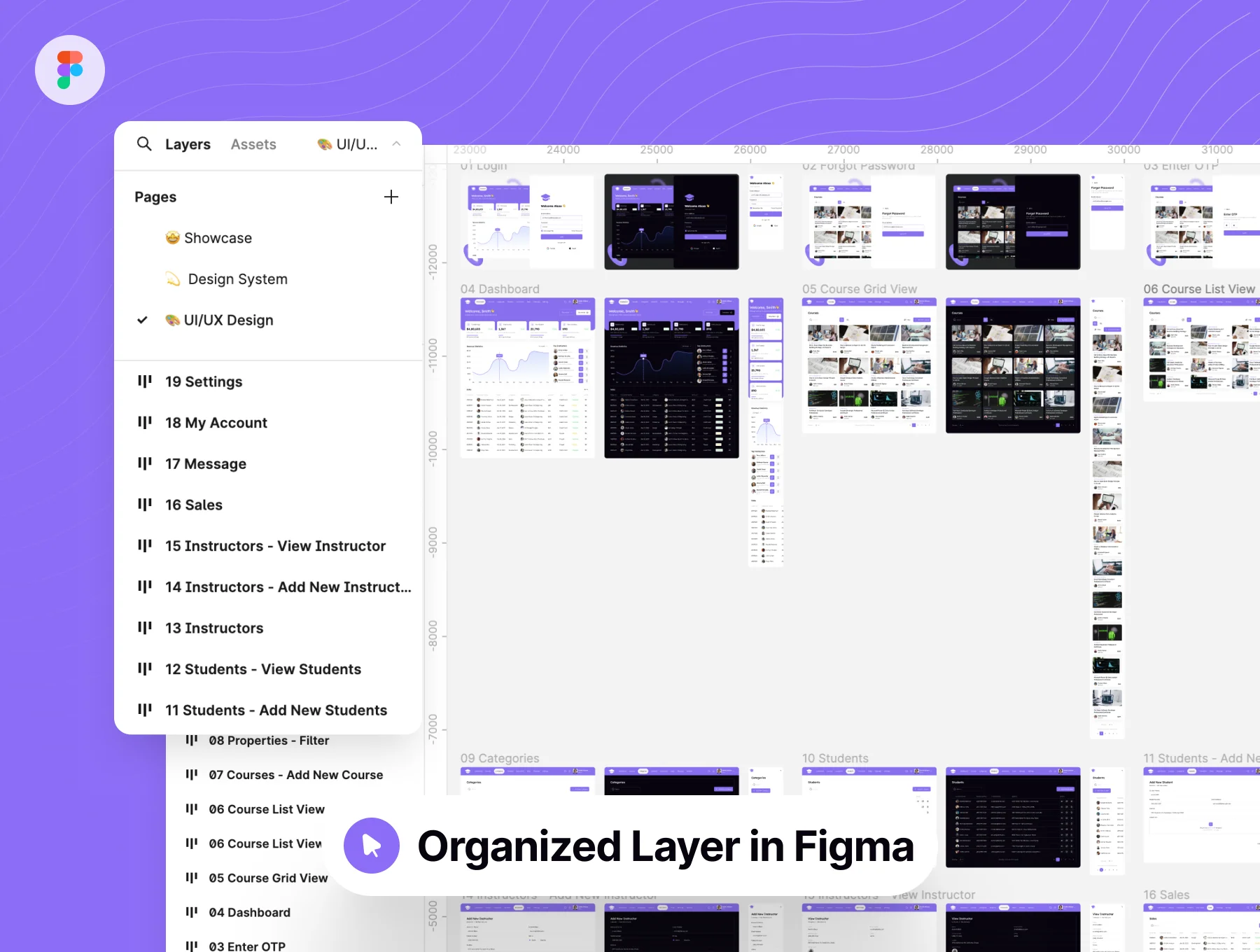 Online Course Admin UI Kit 4