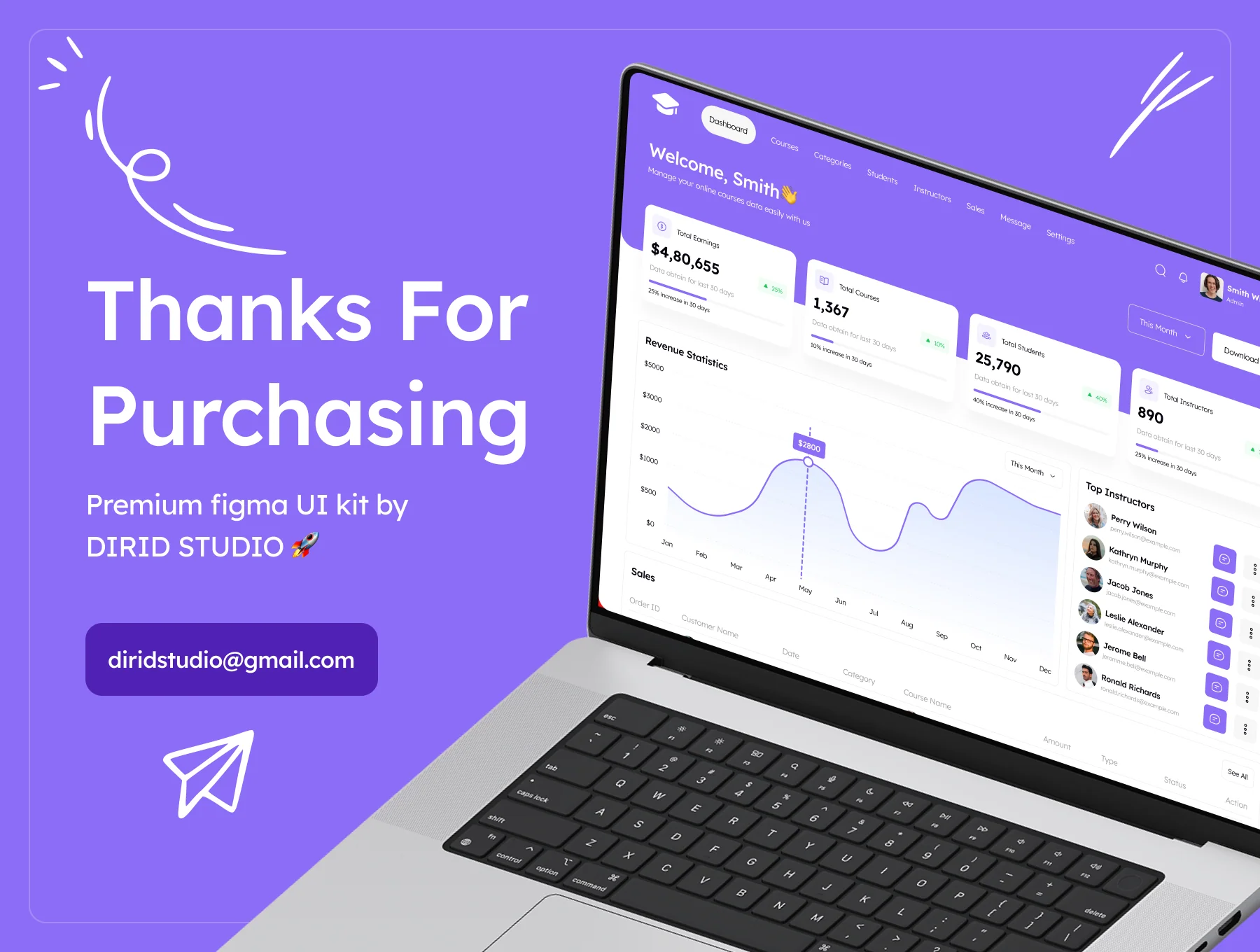 Online Course Admin UI Kit 8