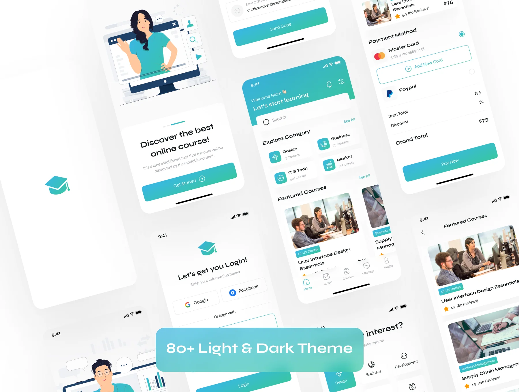Online Course App UI Kit 5