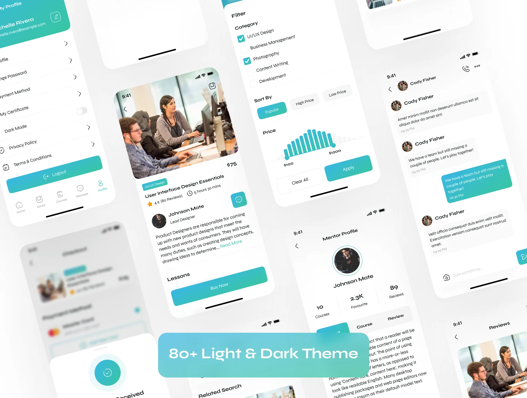 Online Course App UI Kit 6