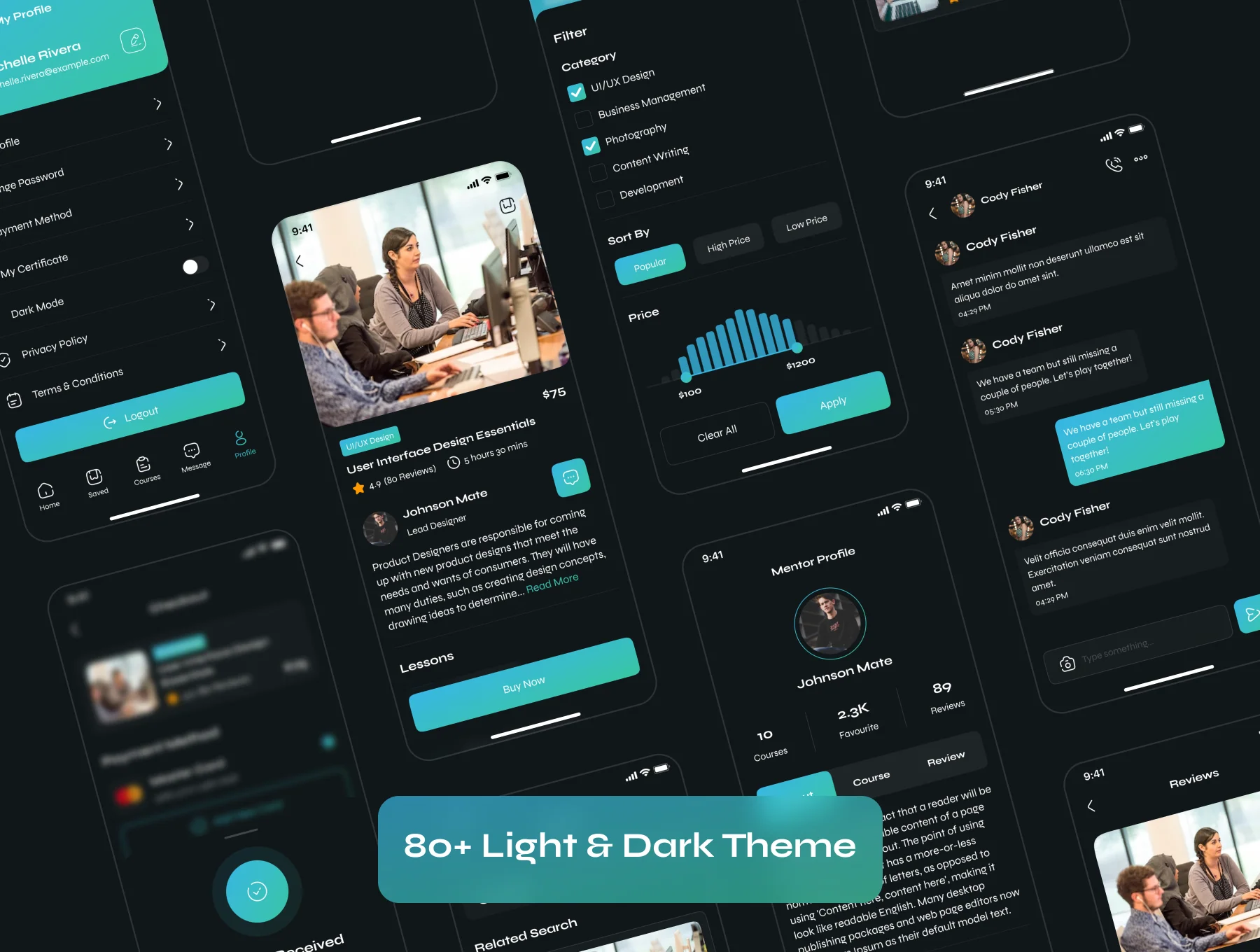 Online Course App UI Kit 8