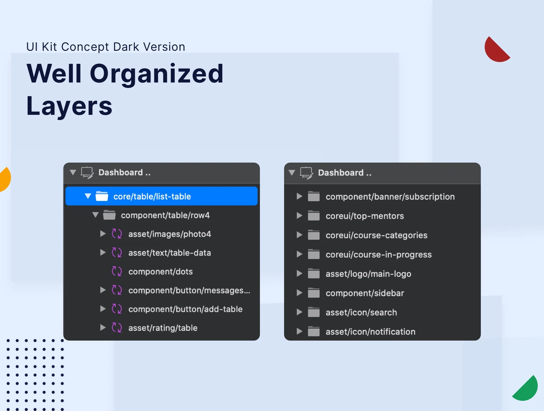 Online Course Dashboard Kit Dark Version 3