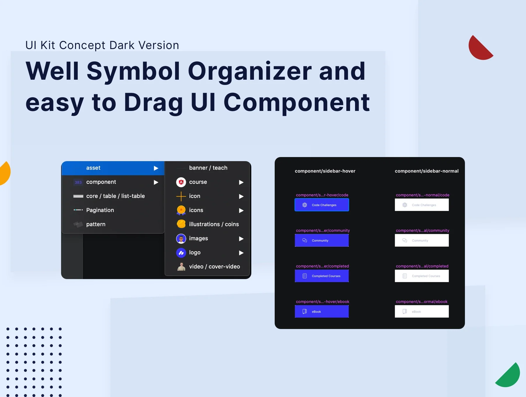 Online Course Dashboard Kit Dark Version 4