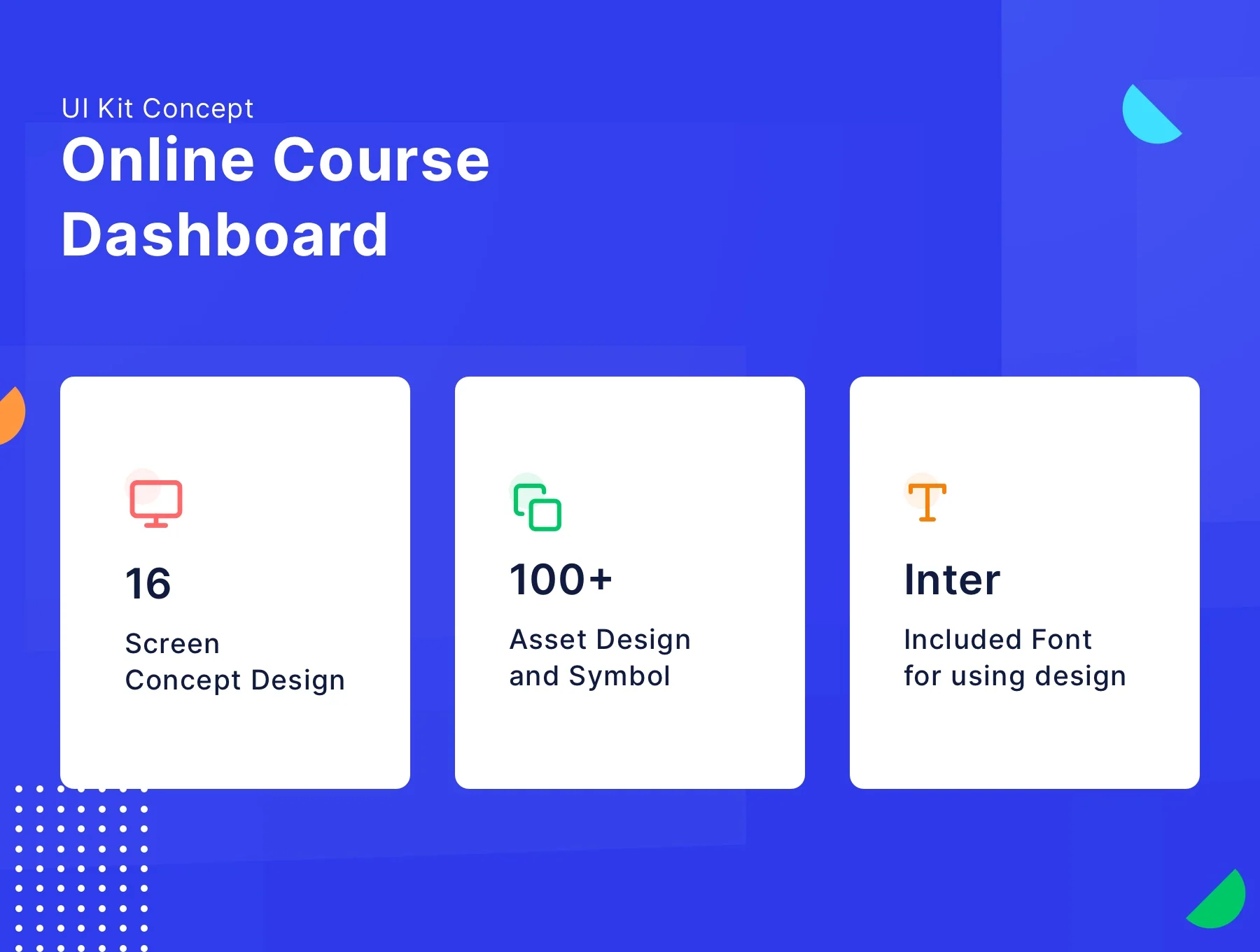 Online Course Dashboard Kit 2