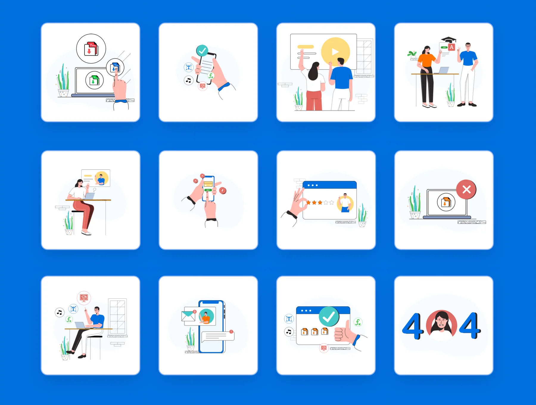 Online Course - Illustration Pack 4