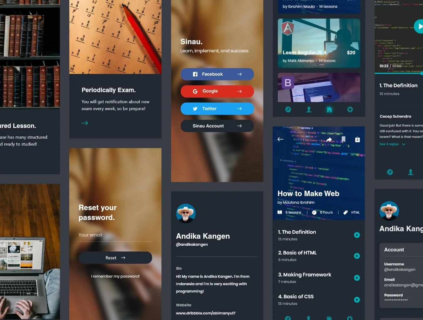 Online Course UI Kit